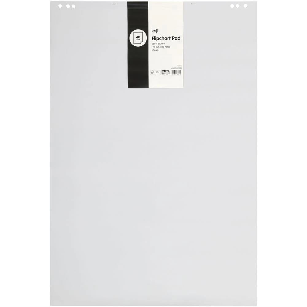 3 Keji Flipchart Pad 550 x 810mm 40 Sheet, 3 of 5