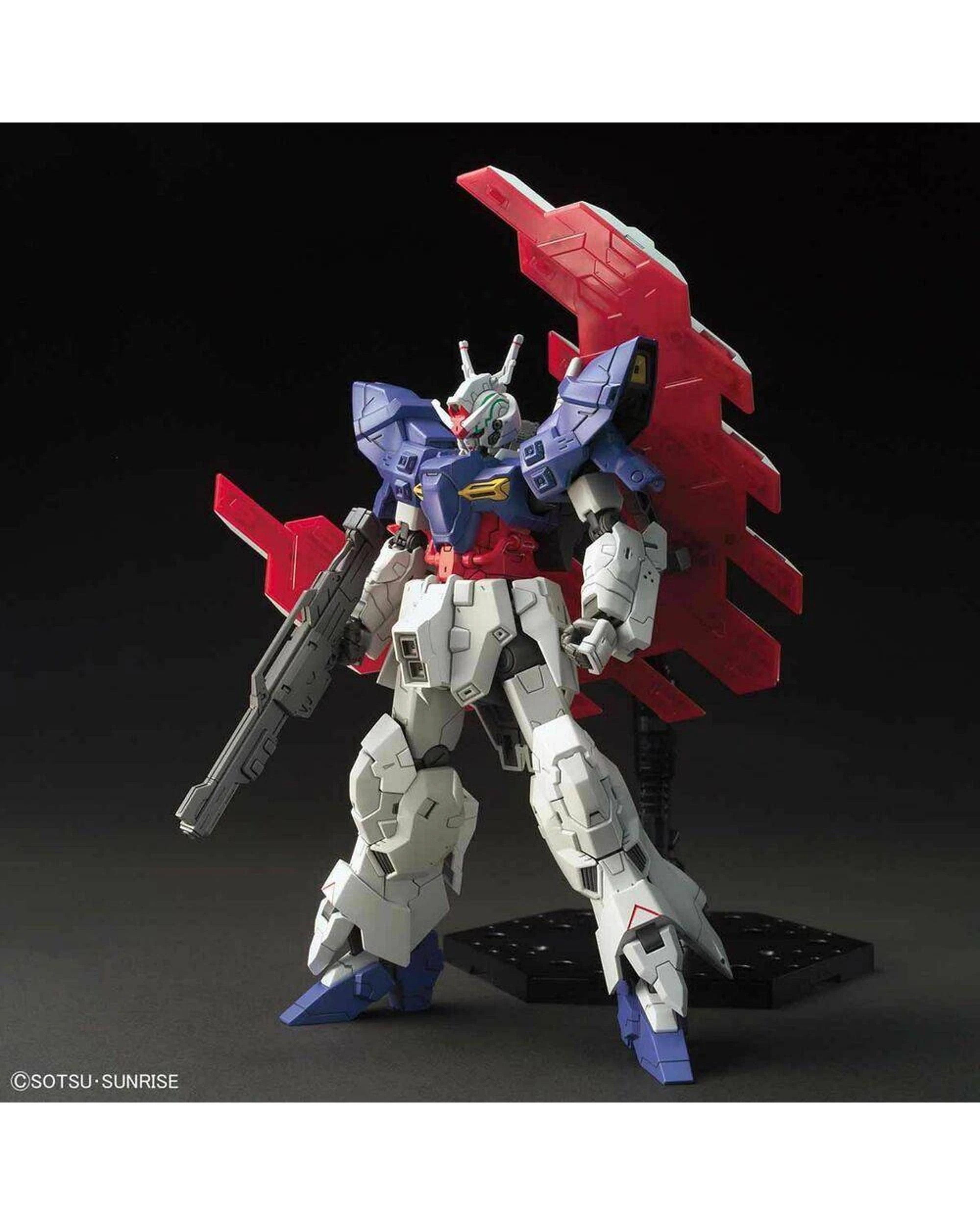 3 Bandai Gundam HGUC AMS-123X-X Moon Gundam 1/144 Model Kit, 3 of 9