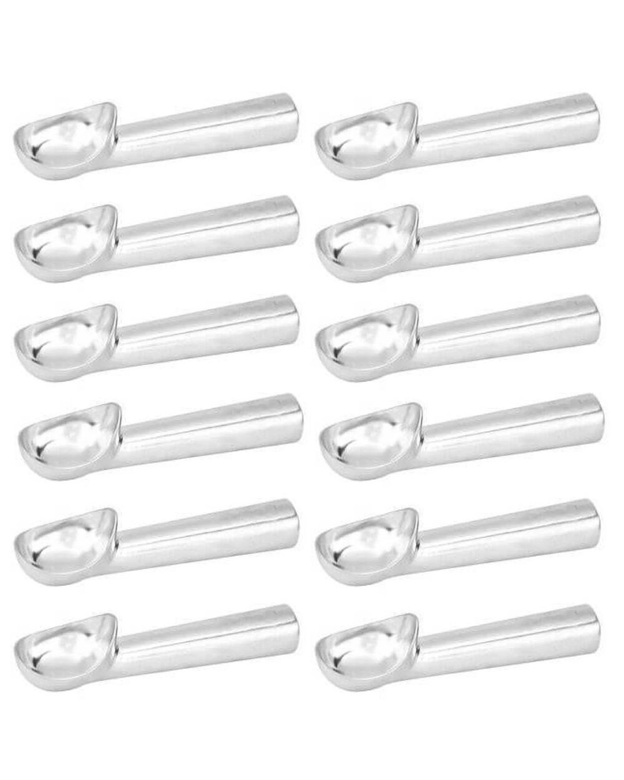 1 Trenton Ice Cream Dipper 59mm Aluminium Non Stick Coating Anti Freeze Set of 12 - Silver, 1 of 2