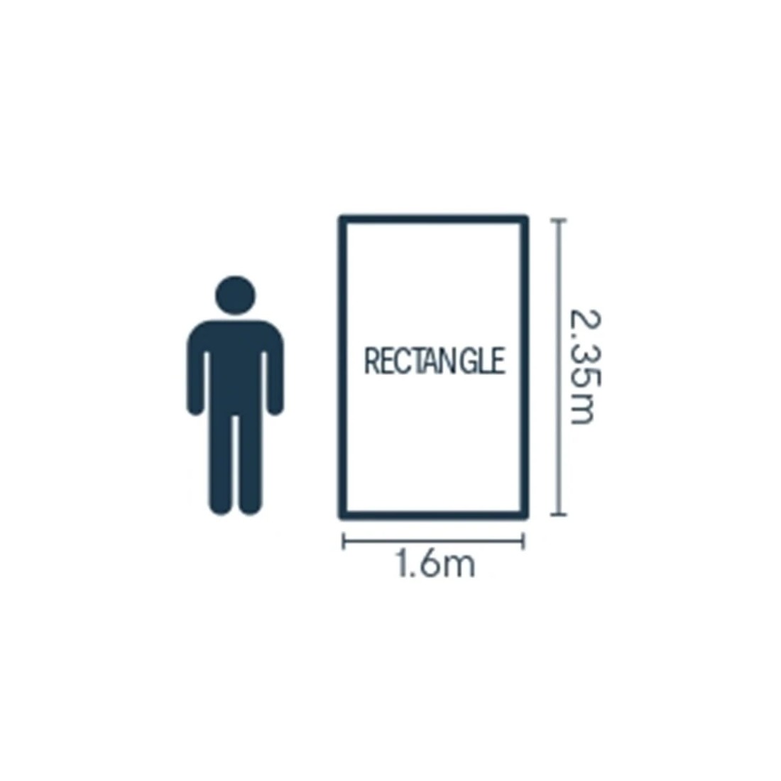 6 Flecked Rug - Sage, Large - 235cm x 160cm, 6 of 6