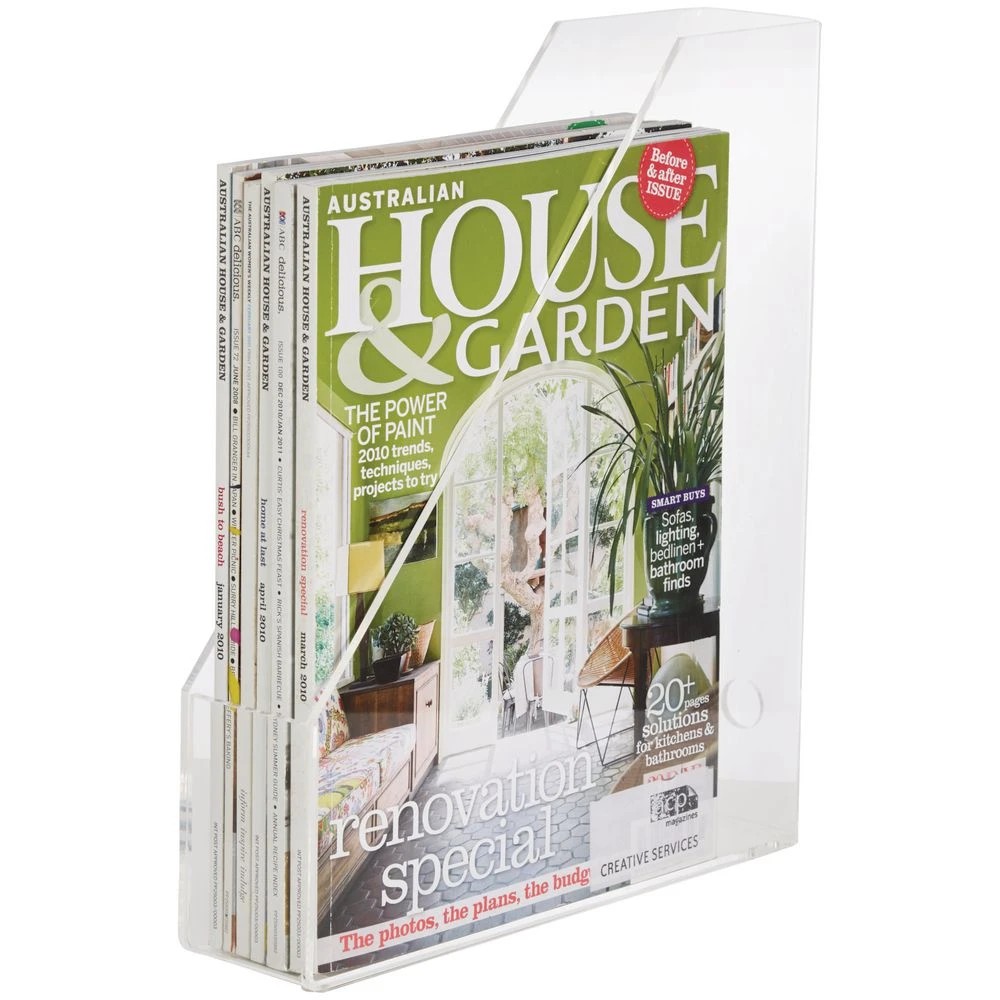 2 Otto Acrylic Magazine File Clear, 2 of 7