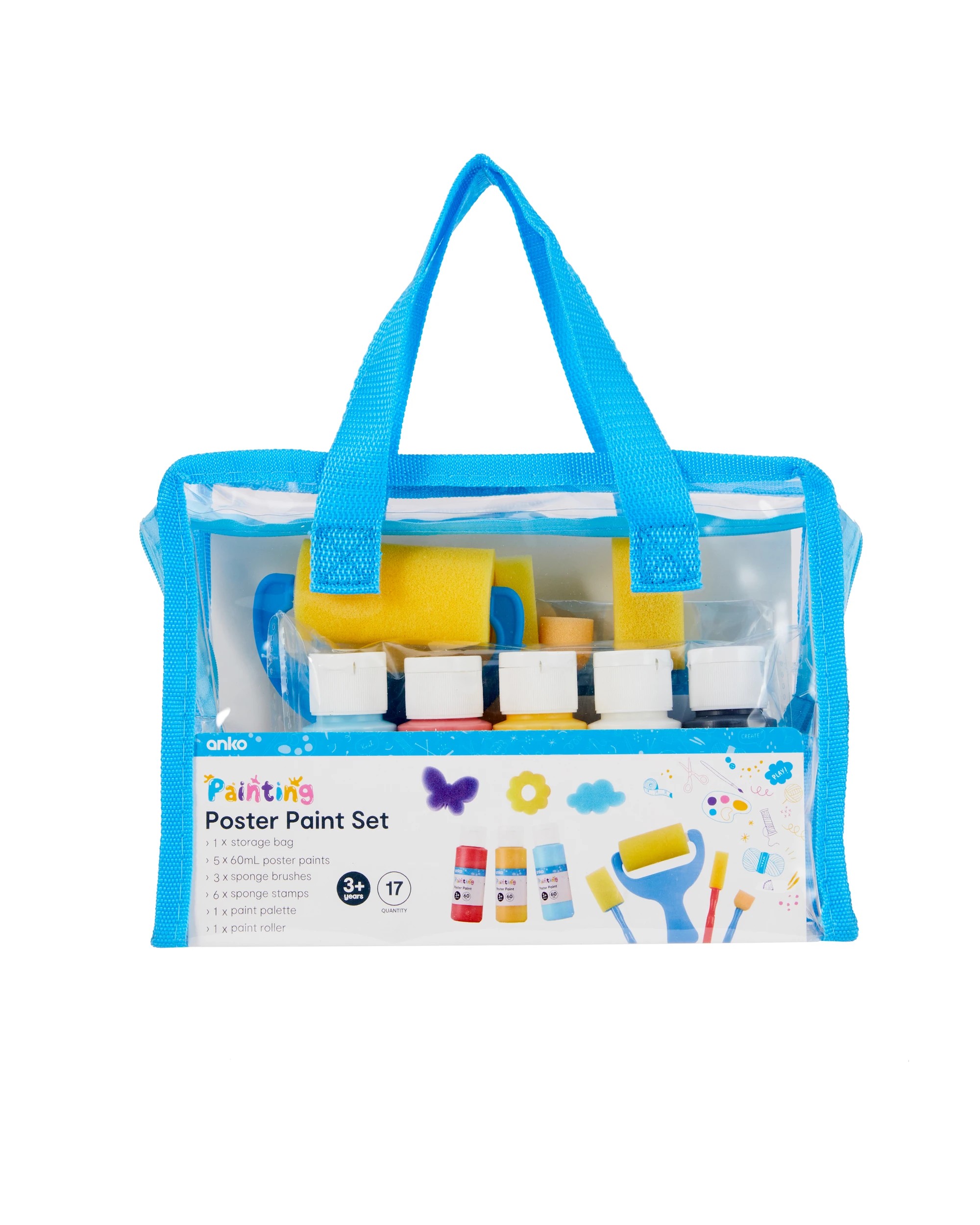 1 17 Piece Poster Paint Set, 1 of 3