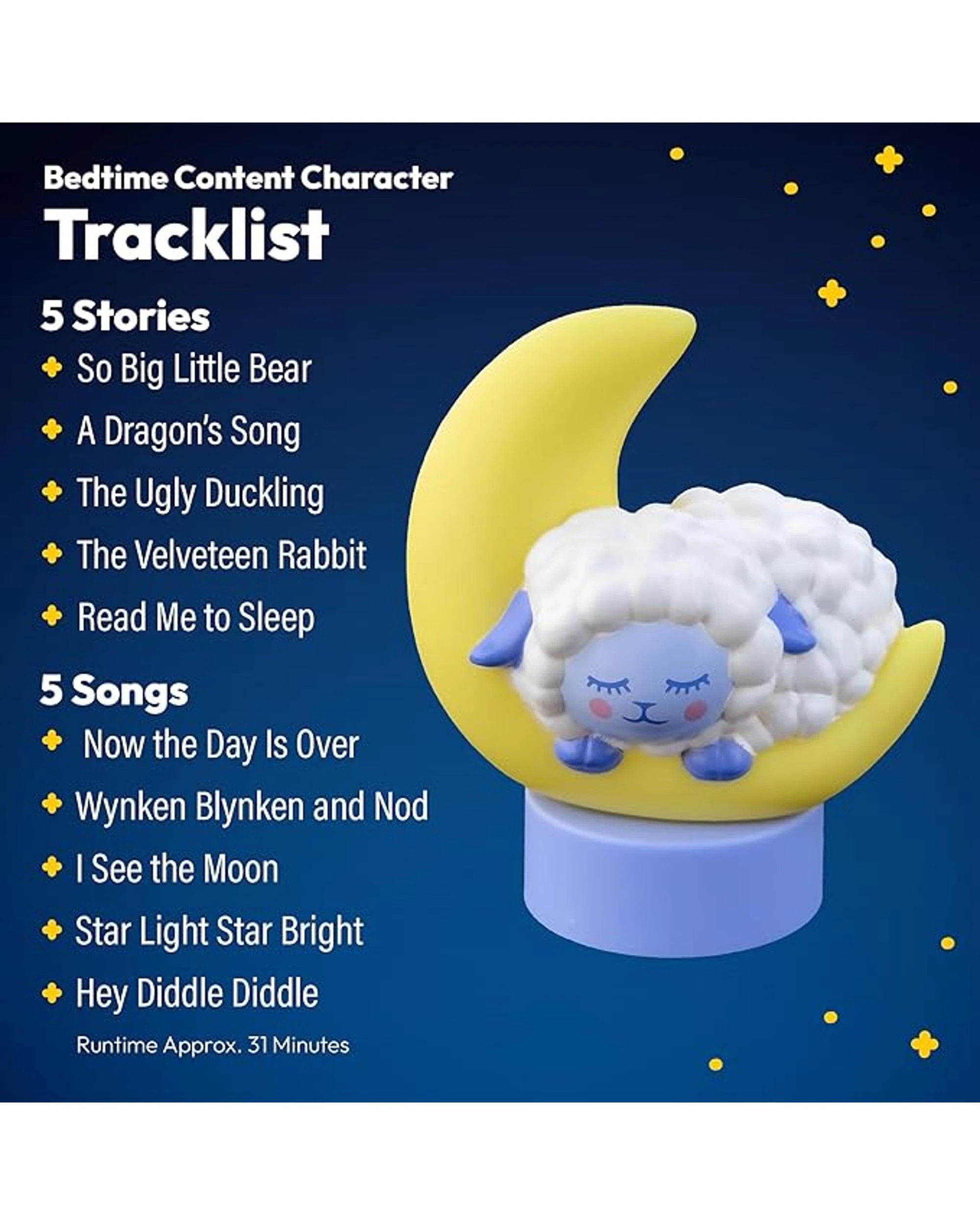 3 Luna Storytime Projector Sleepy Sheep Bedtime Stories Content Character, 3 of 6