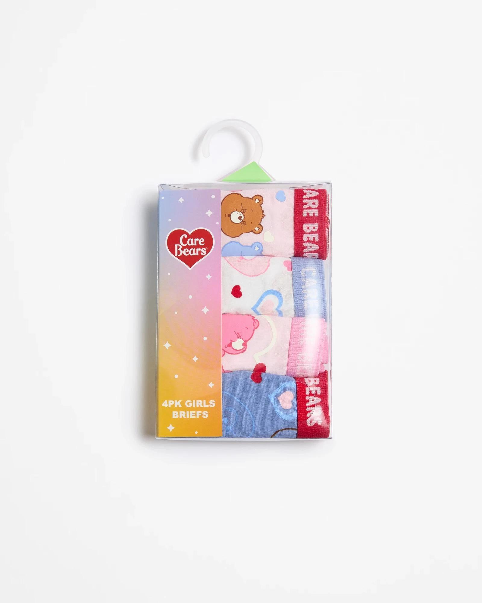 2 Care Bears Younger Girls Briefs 4 Pack MULTI, 2 of 2