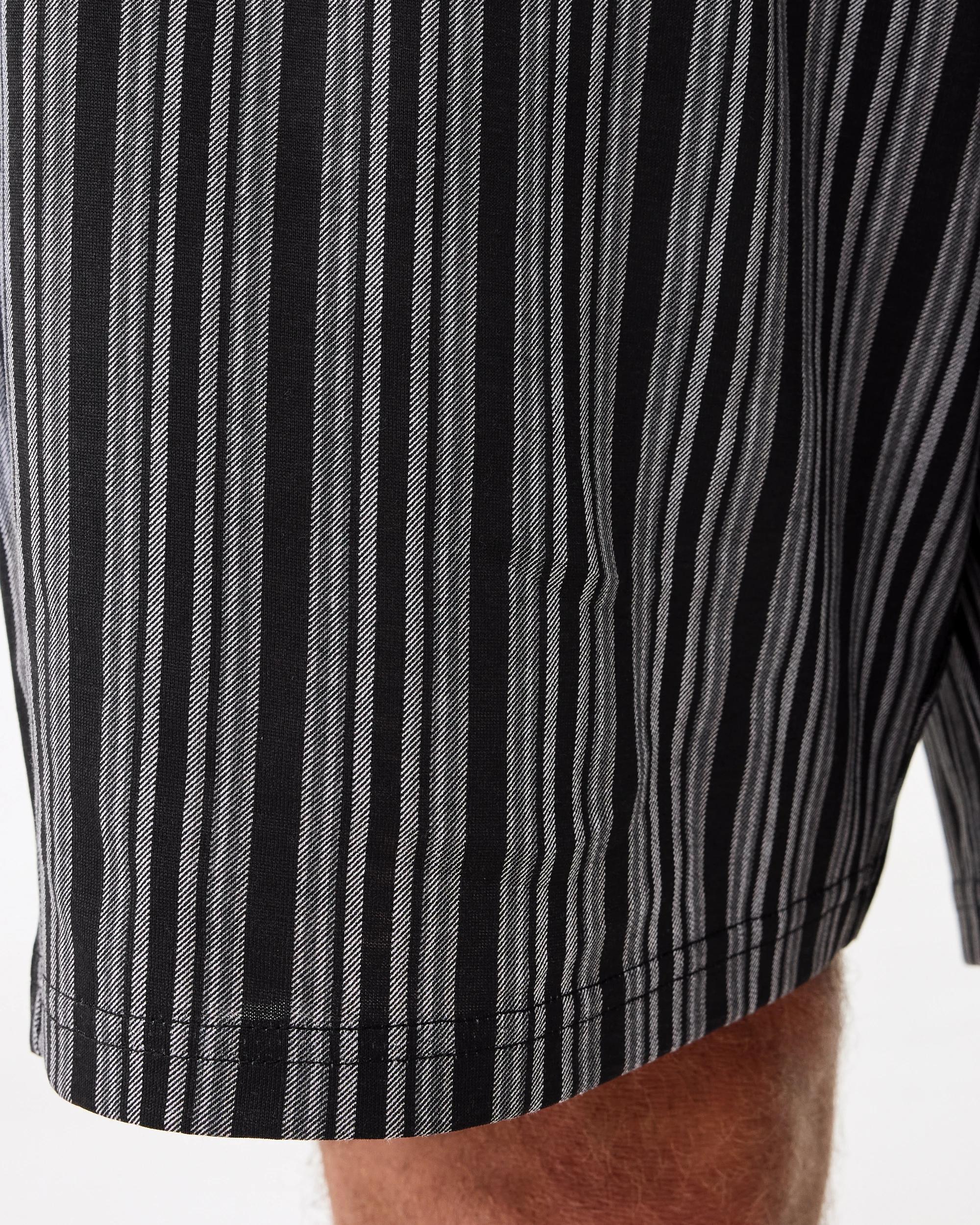 8 Short Sleeve Print Shorts Pyjama Set Coff Toast, 8 of 9