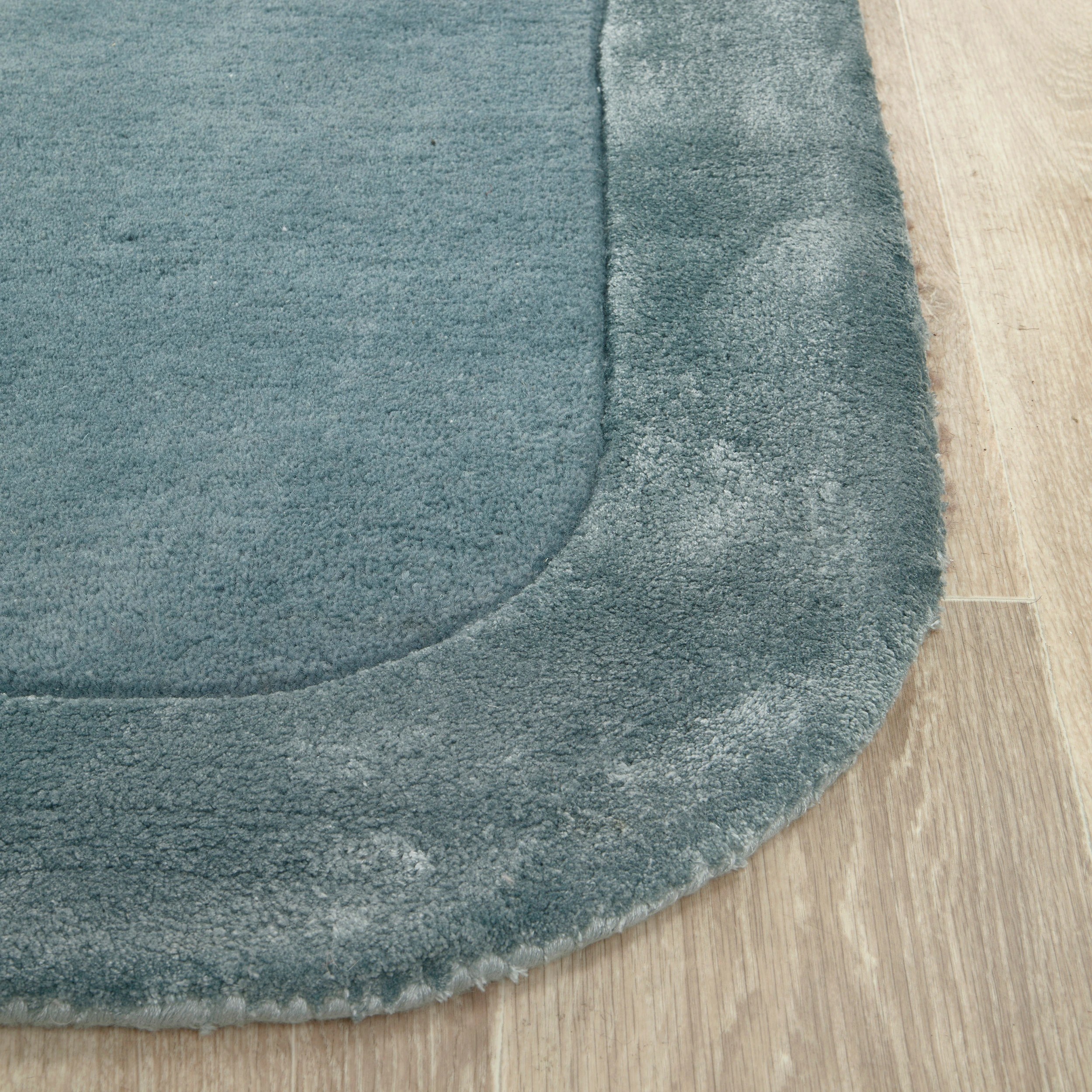 3 Common Ground Rugs Nexus Blue 400x80cm - Large Runner Rug - Silver, 3 of 7