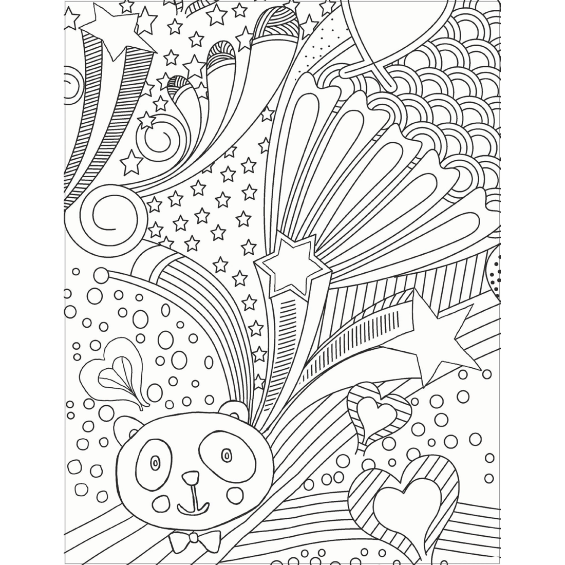 2 Color Calm Adult Coloring Book, 2 of 3