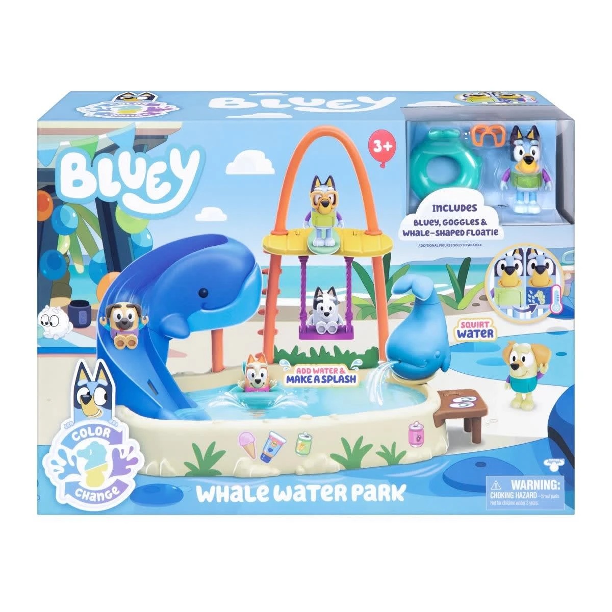 1 Bluey Whale Water Park Playset, 1 of 10