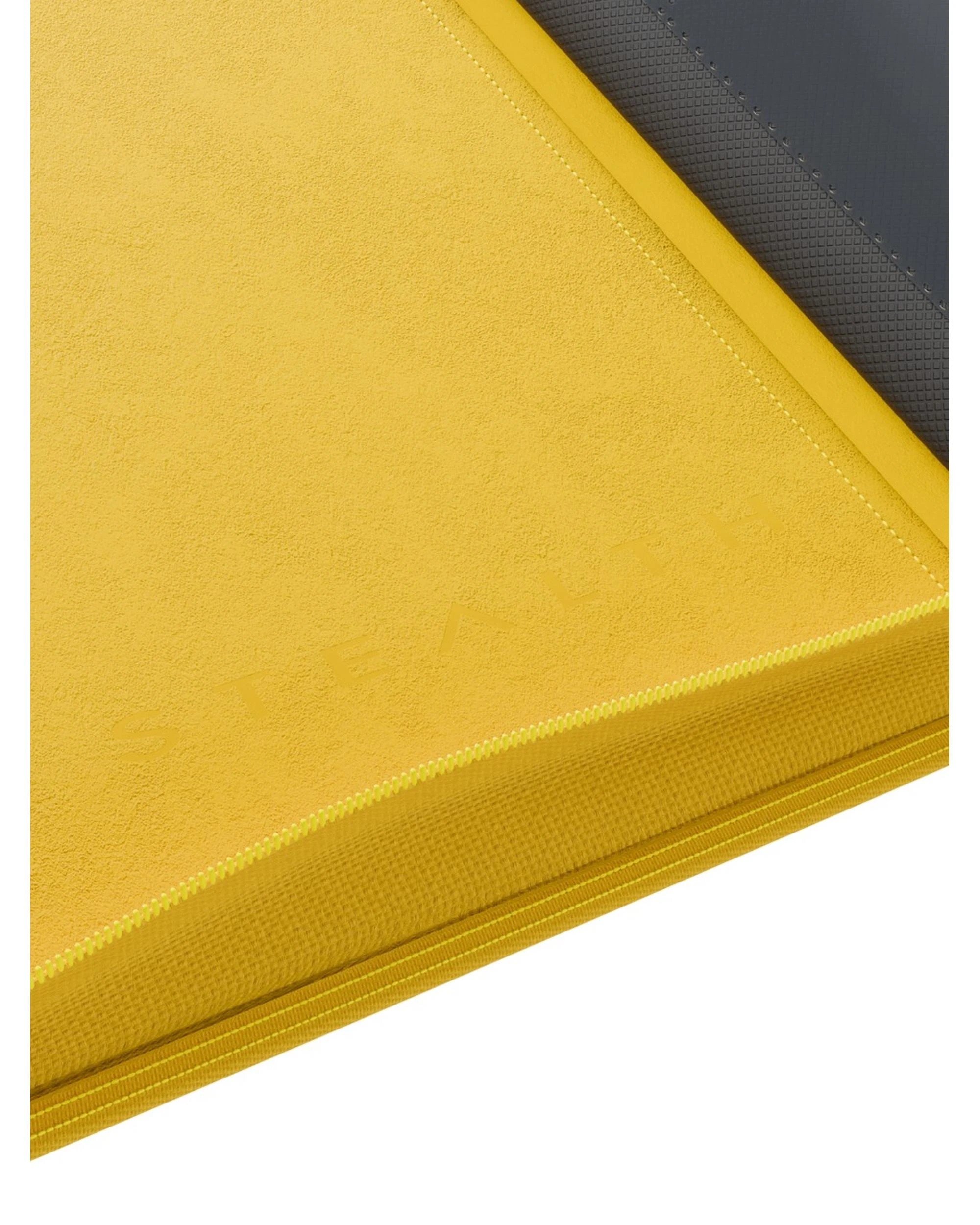 6 Palms Off Gaming Stealth 12 Pocket Zip Binder - Yellow, 6 of 8