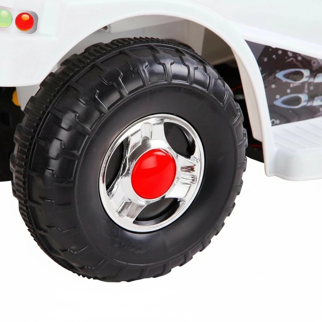 6 Rigo Kids Electric Ride On Police Motorcycle Motorbike 6V Battery - White, 6 of 7