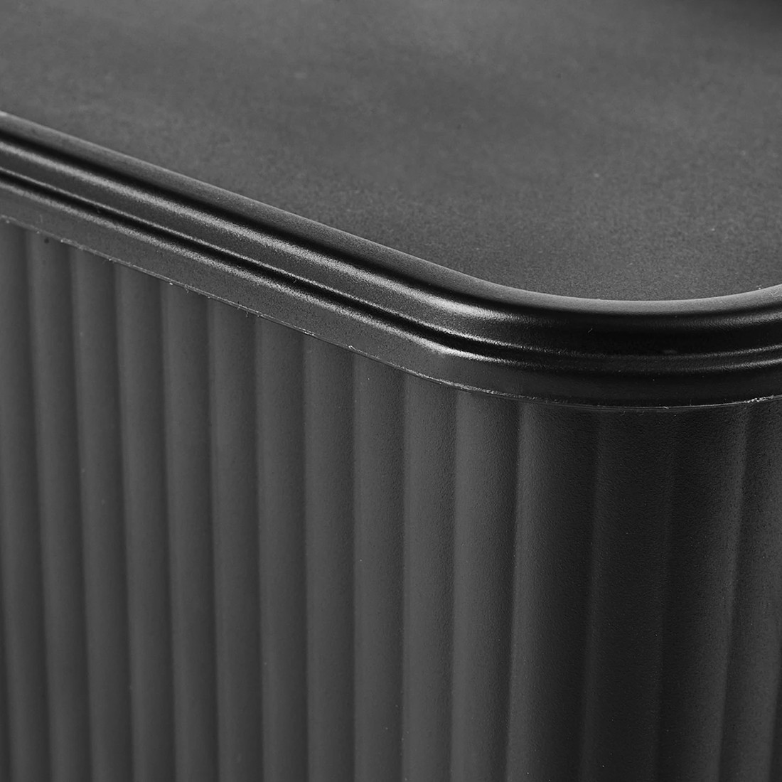 7 5L Ribbed Container - Black, 7 of 10