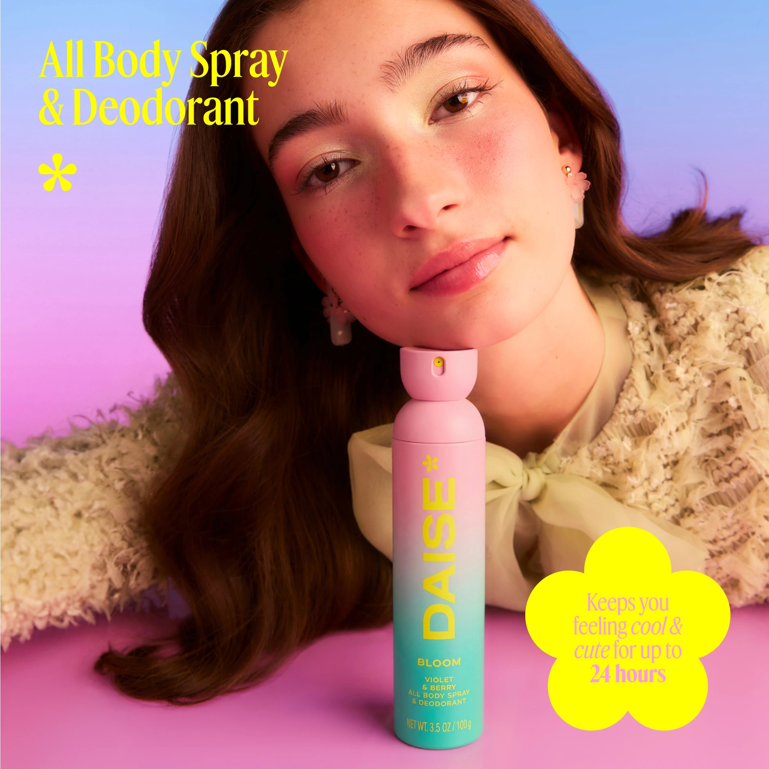 3 DAISE Bloom All Body Spray & Deodorant 120ml - Violet and Berry, 3 of 9