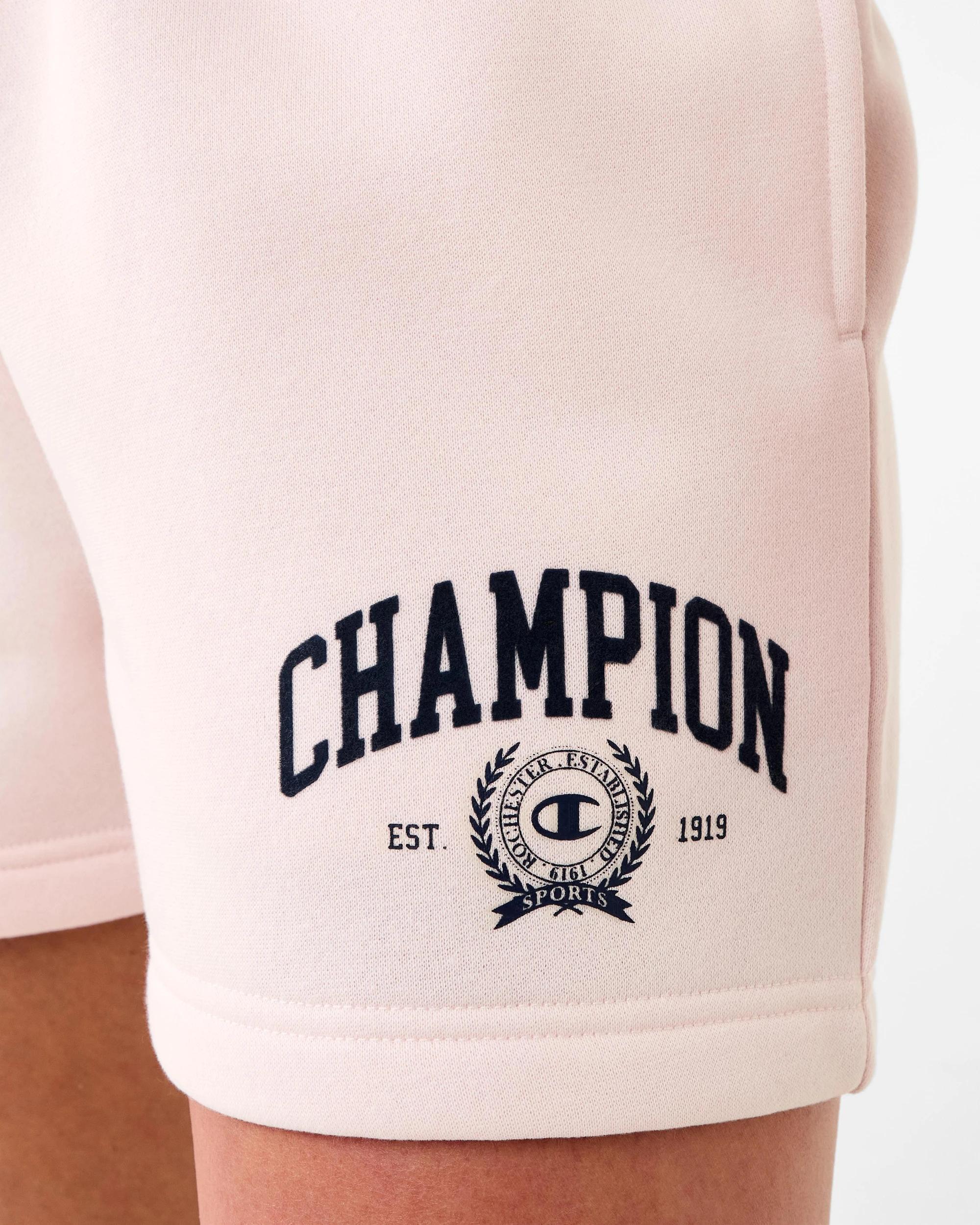 7 Champion Varsity Womens Shorts Pale Mauve, 7 of 8