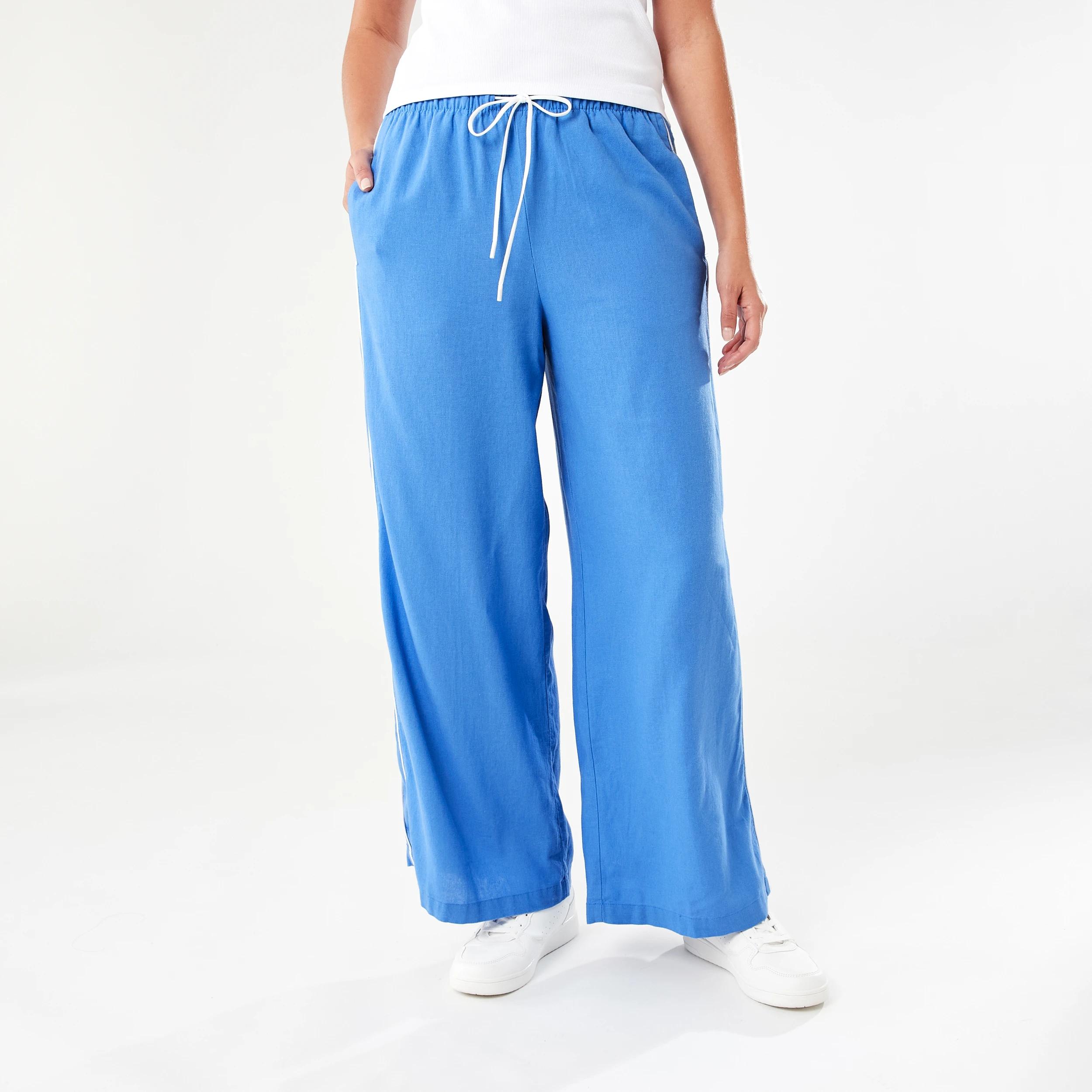 1 Wide Side Stripe Pants BLUE MARINE, 1 of 6