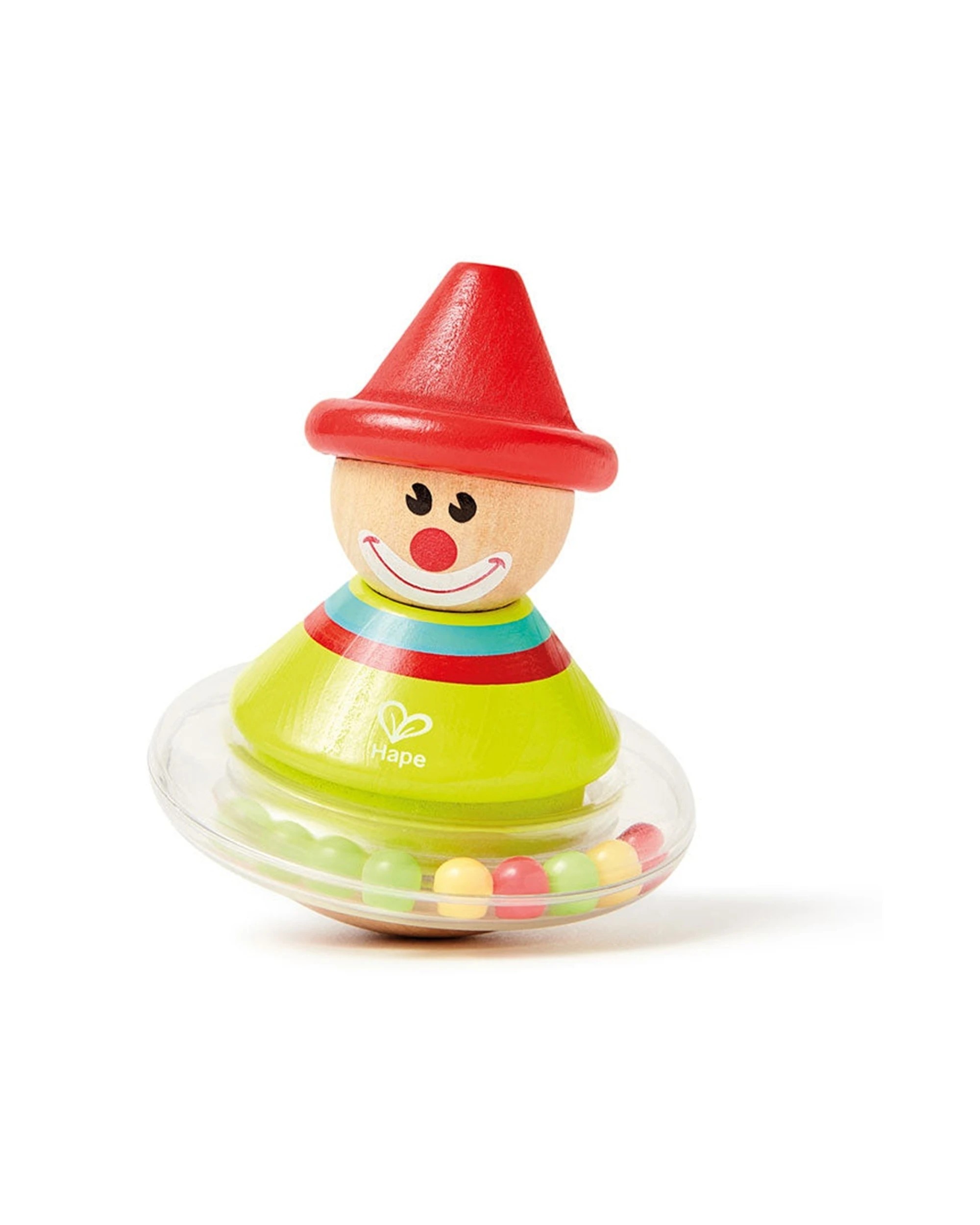 1 Hape Roly-Poly Ralph Clown Rocking Toy 9.6cm For Babies - Multi, 1 of 1