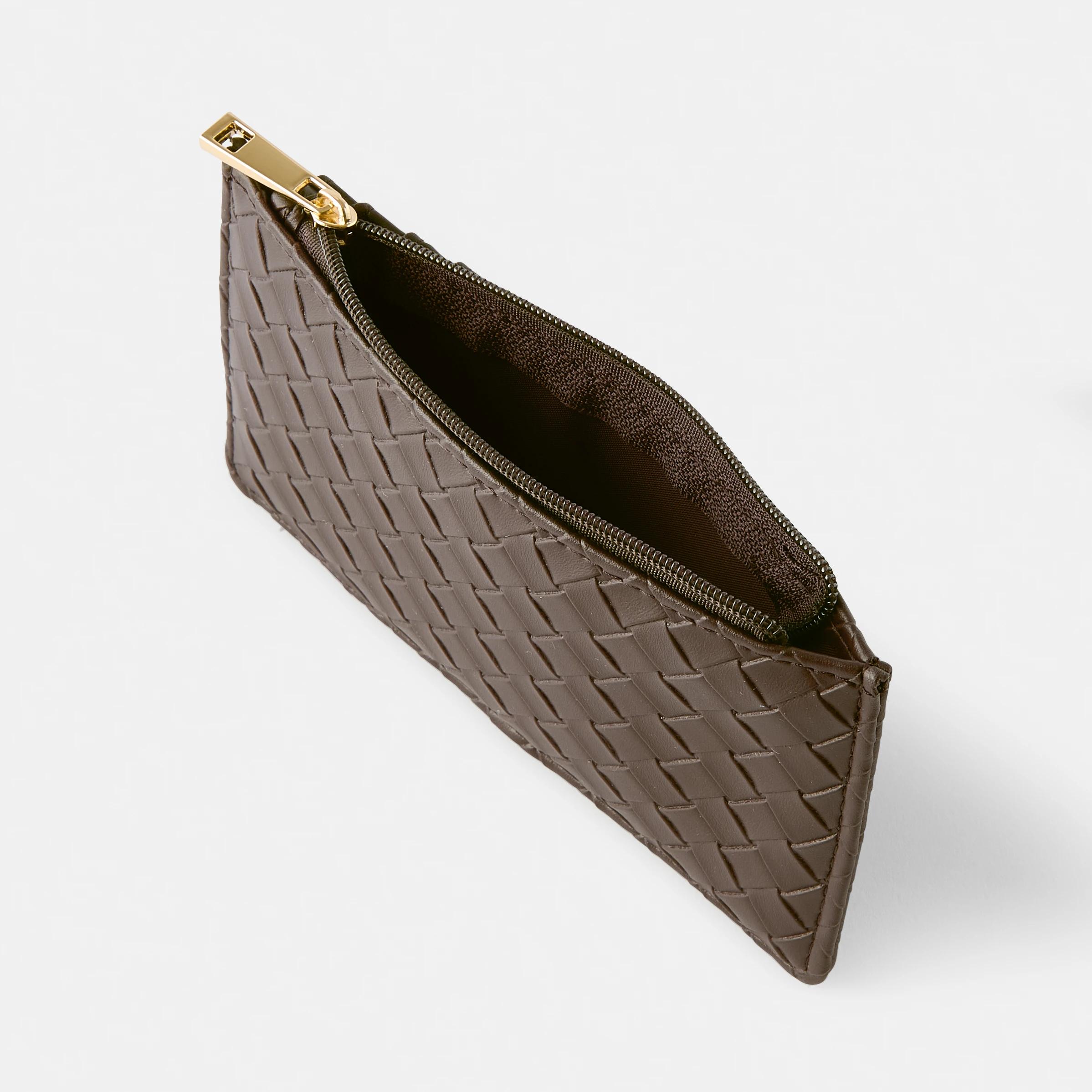 3 Zip Card Purse Choc Plum, 3 of 3