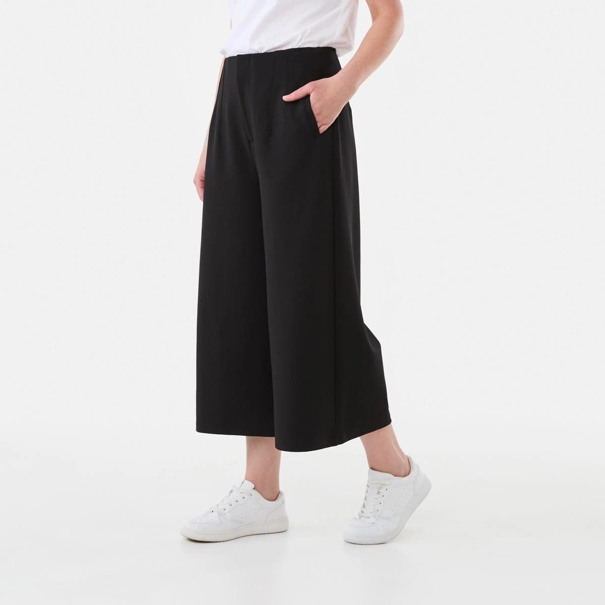 2 Flat Front Culottes Black, 2 of 5