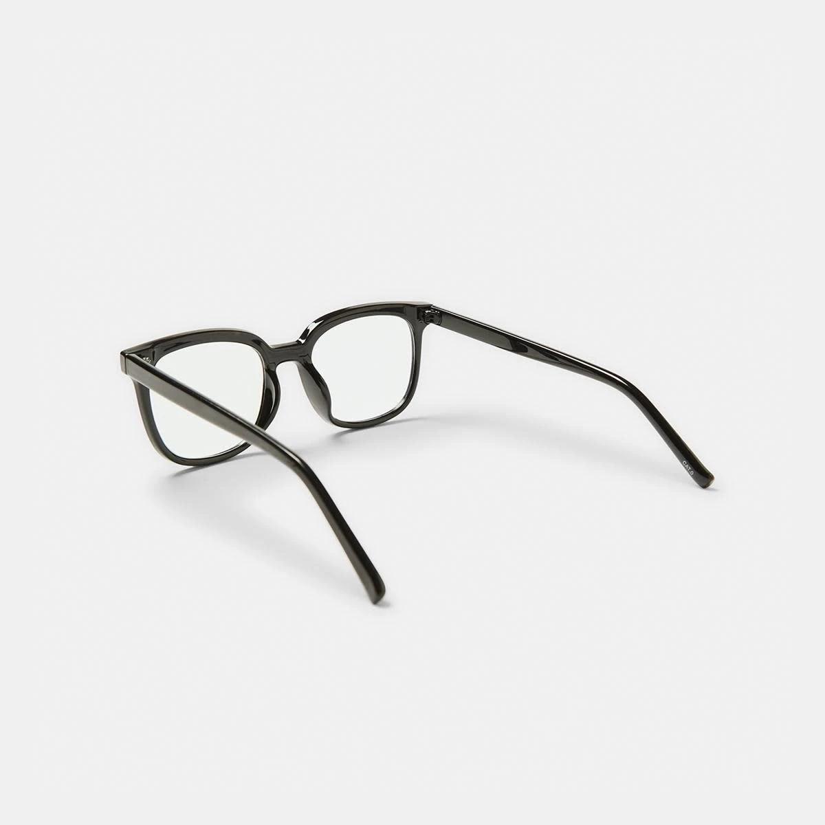 2 Black Frame Blue Lens Glasses Clear, 2 of 6