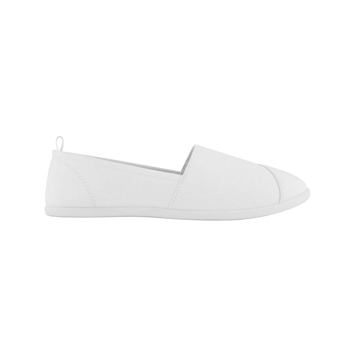 1 Canvas Slip On Sneakers WHITE, 1 of 5