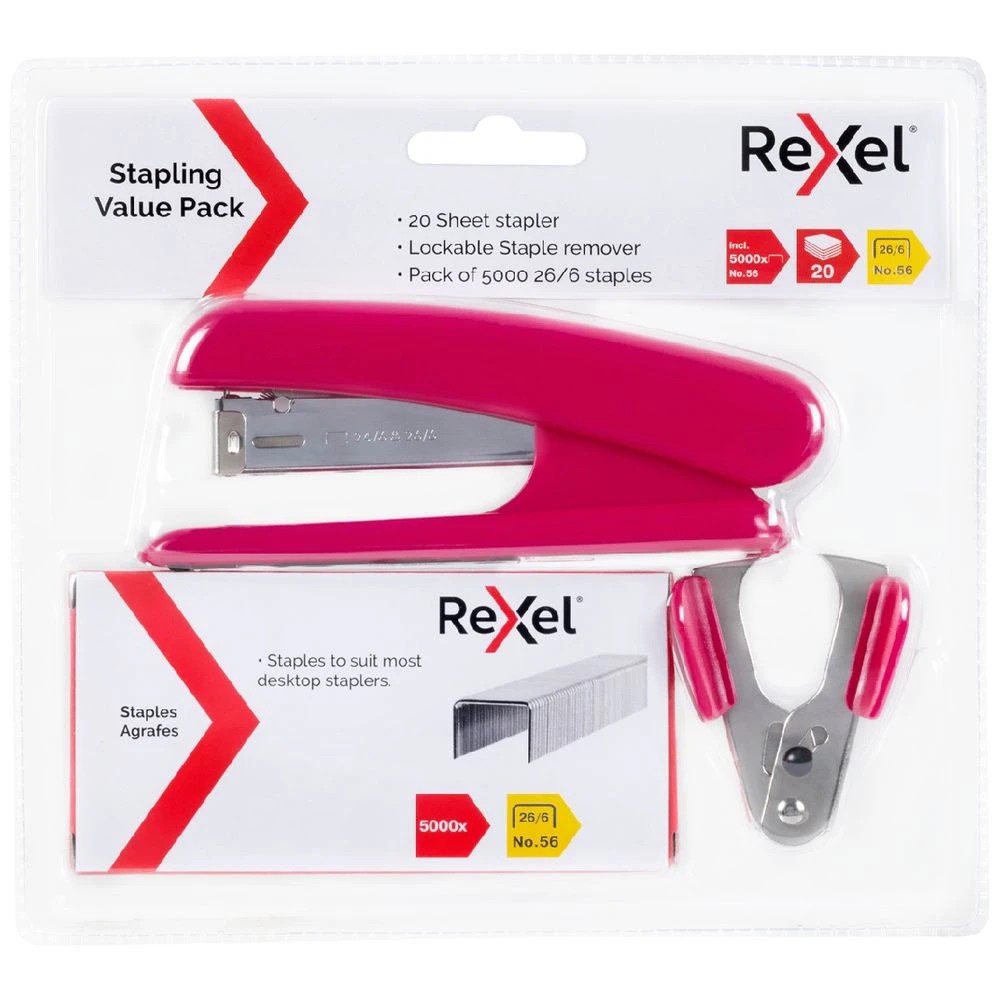 2 Rexel Stapler Value Pack Pink, 2 of 8