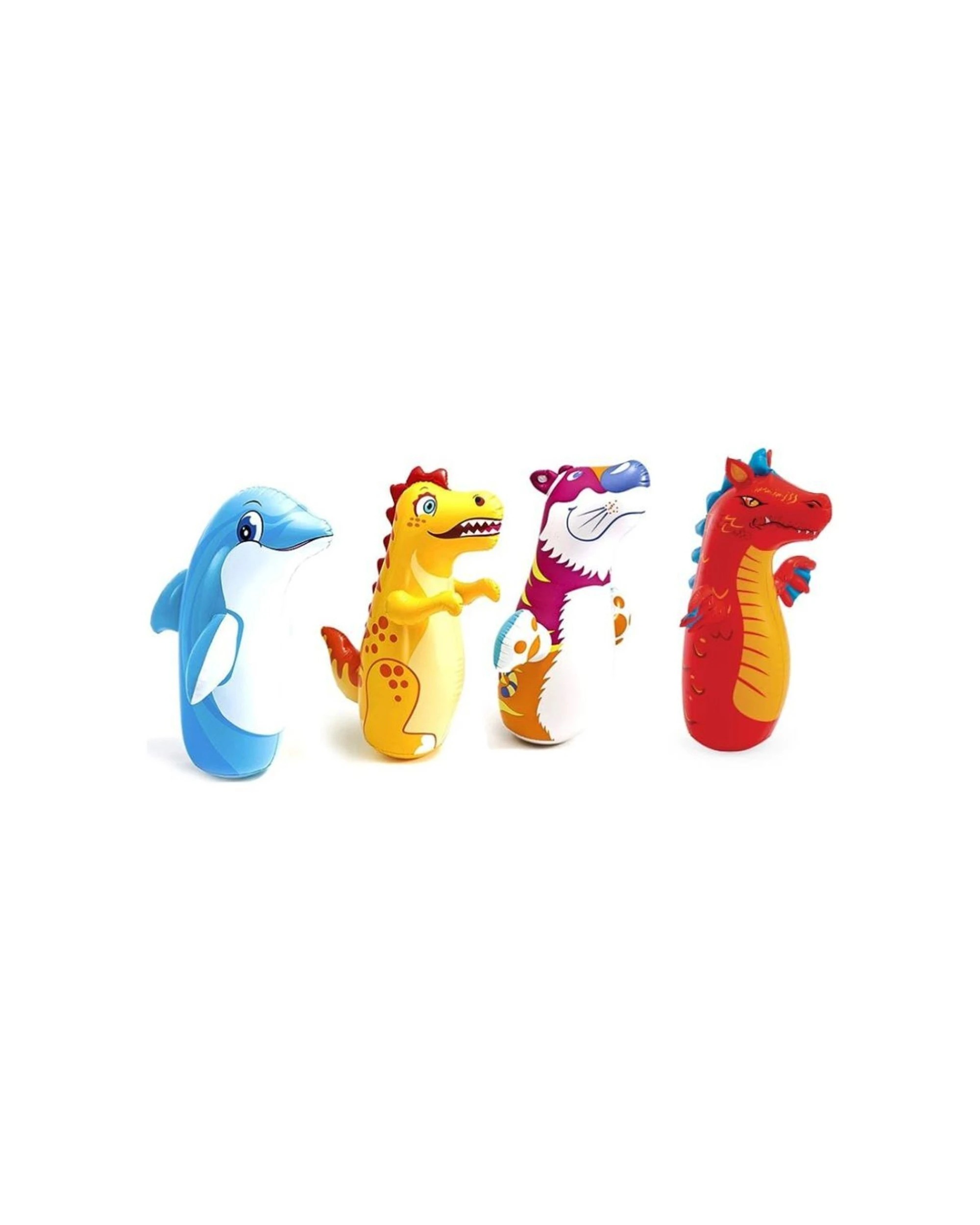 1 Intex 4PK Bop Bags Kids Outdoor/Indoor Inflatable Animals Toy 3+ - Assorted, 1 of 9