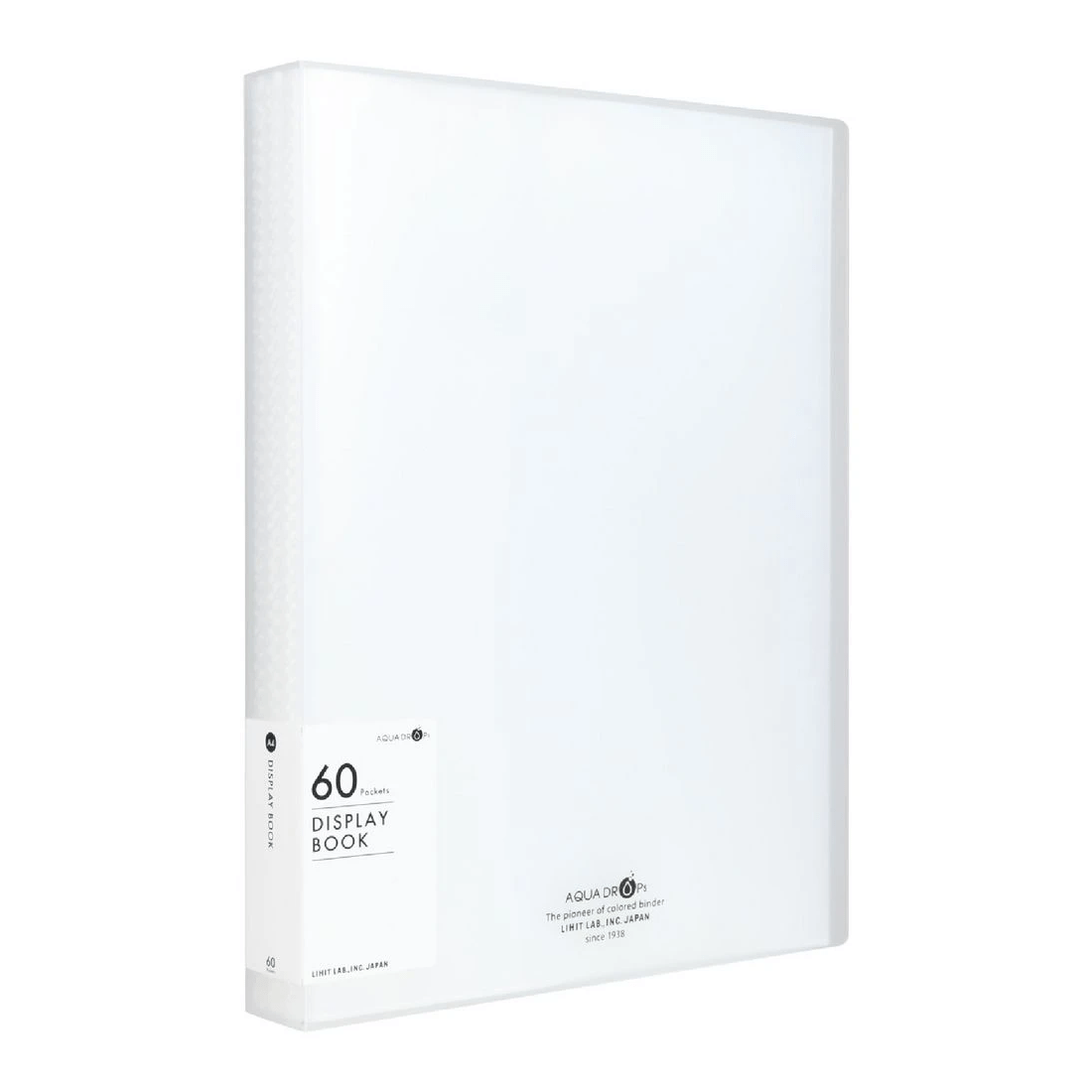 1 Aqua Drops A4 Display Book 60 Pocket Fixed Clear, 1 of 4