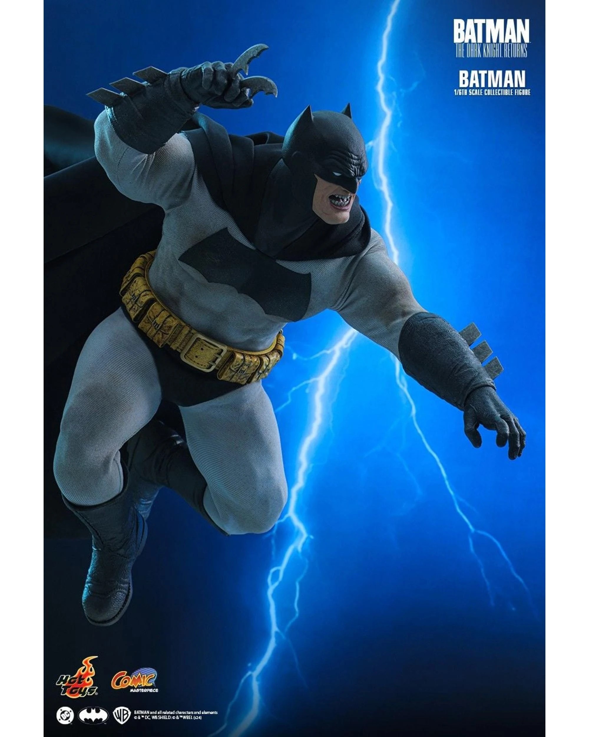 5 Hot Toys Batman: The Dark Knight Returns Batman 1:6 Scale 12 inch Figure, 5 of 8