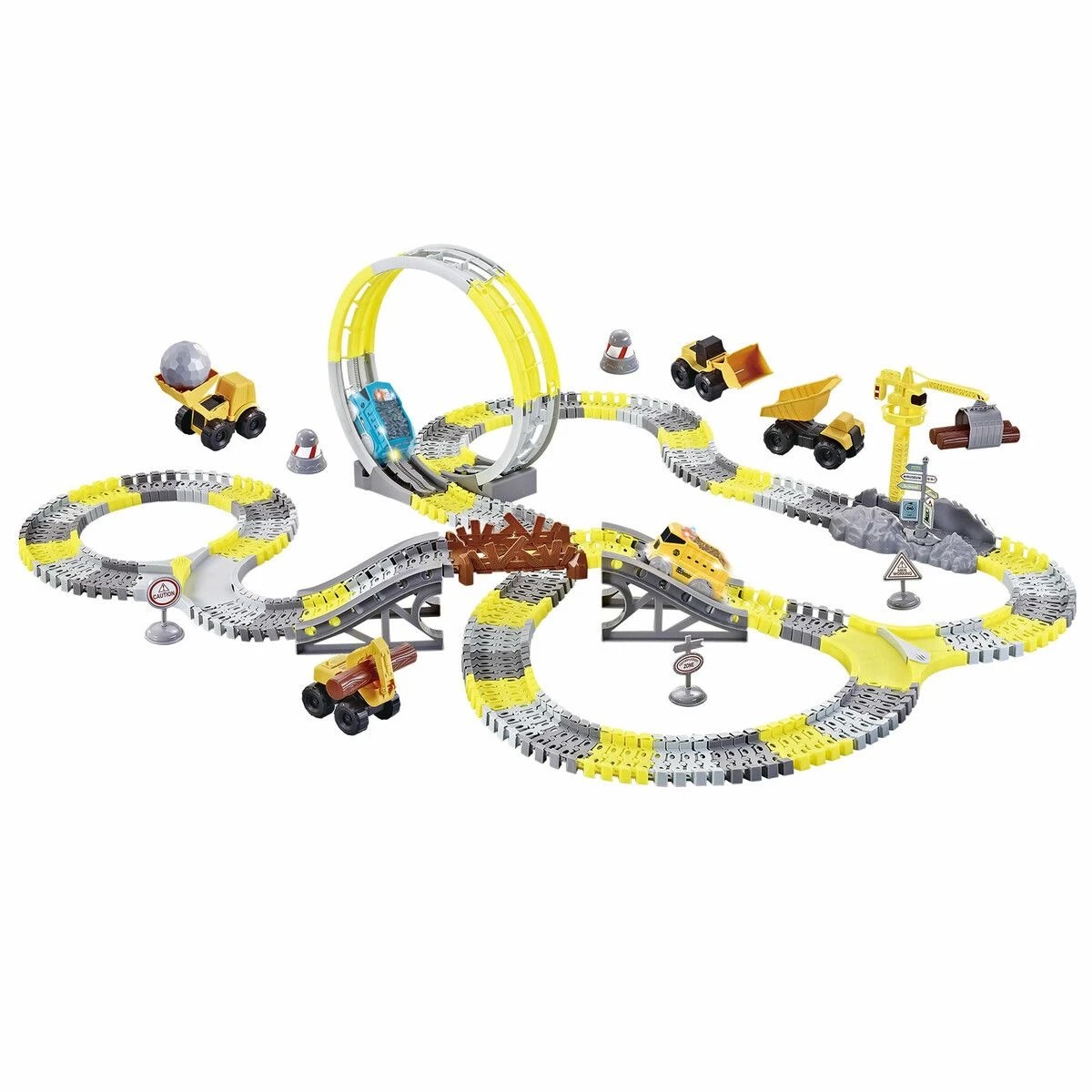 3 AUSWAY Race Track Toys Construction Truck Electric Car Play Vehicle Set, 3 of 3