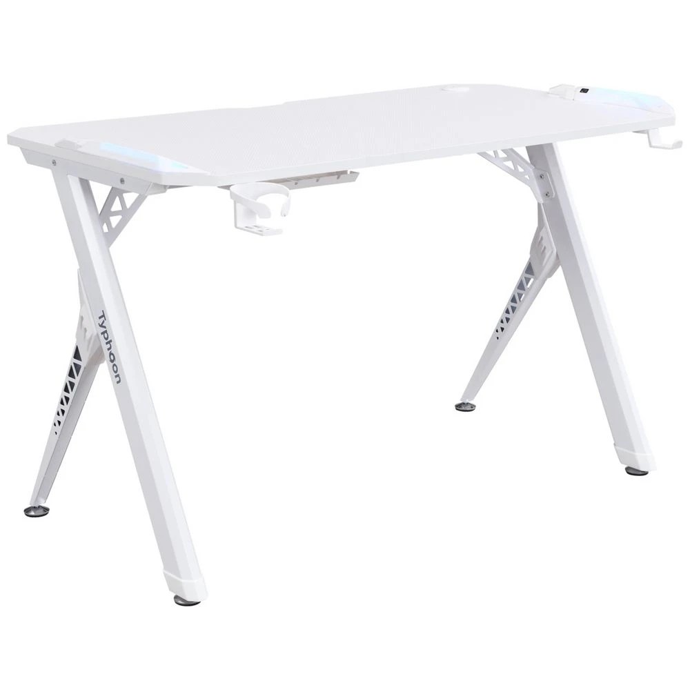 1 Typhoon Viper Gaming Desk 1200mm White Desks, Tables and Workstations, 1 of 10