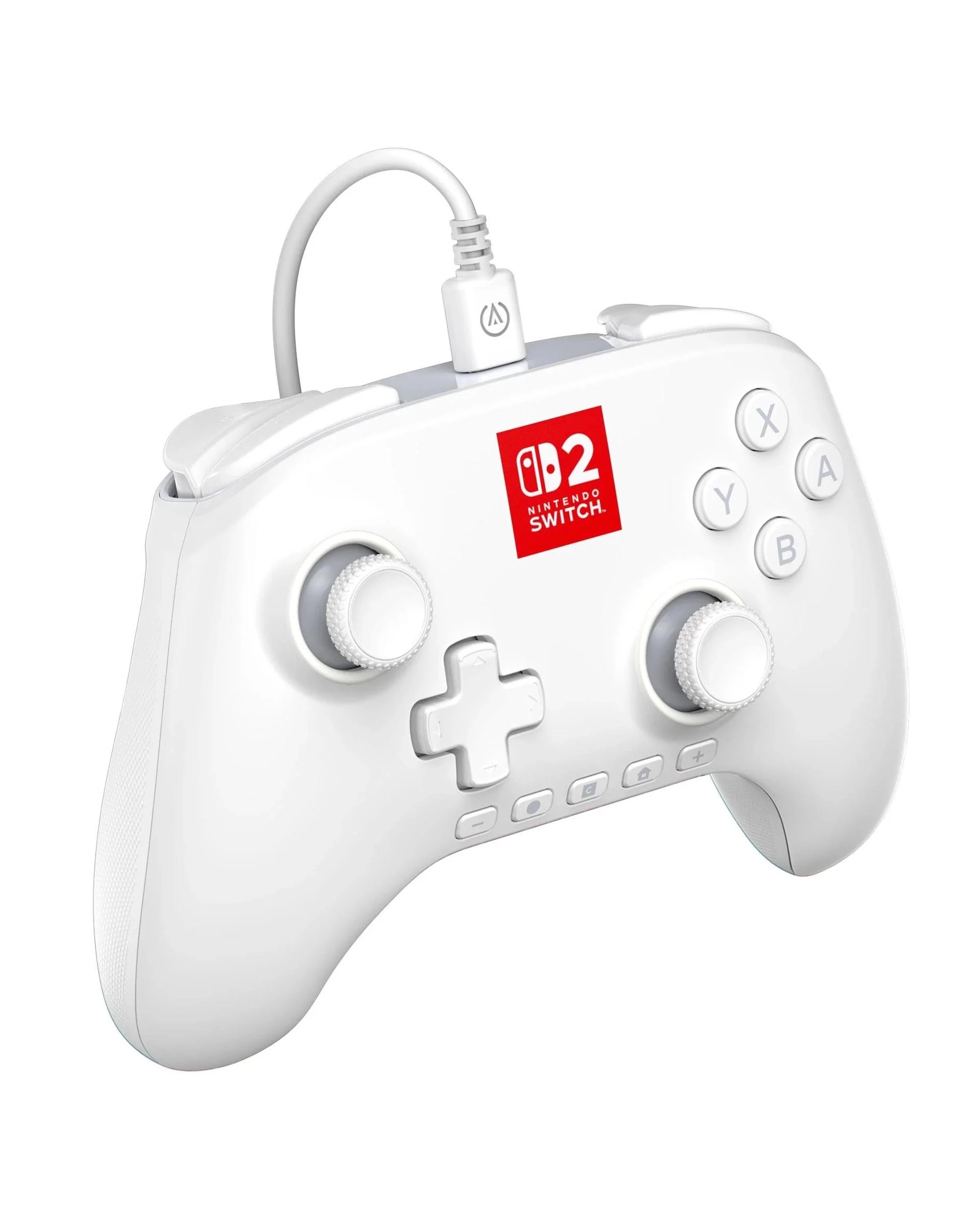 4 PowerA Advantage Lumectra Wired Controller for Nintendo Switch 2 - White, 4 of 10