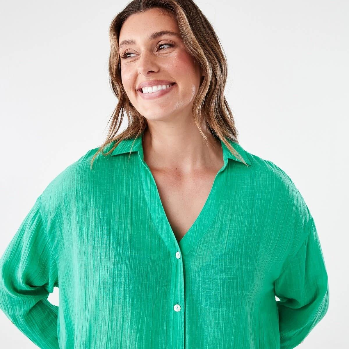 5 Cover Up Shirt CABANA GREEN, 5 of 9