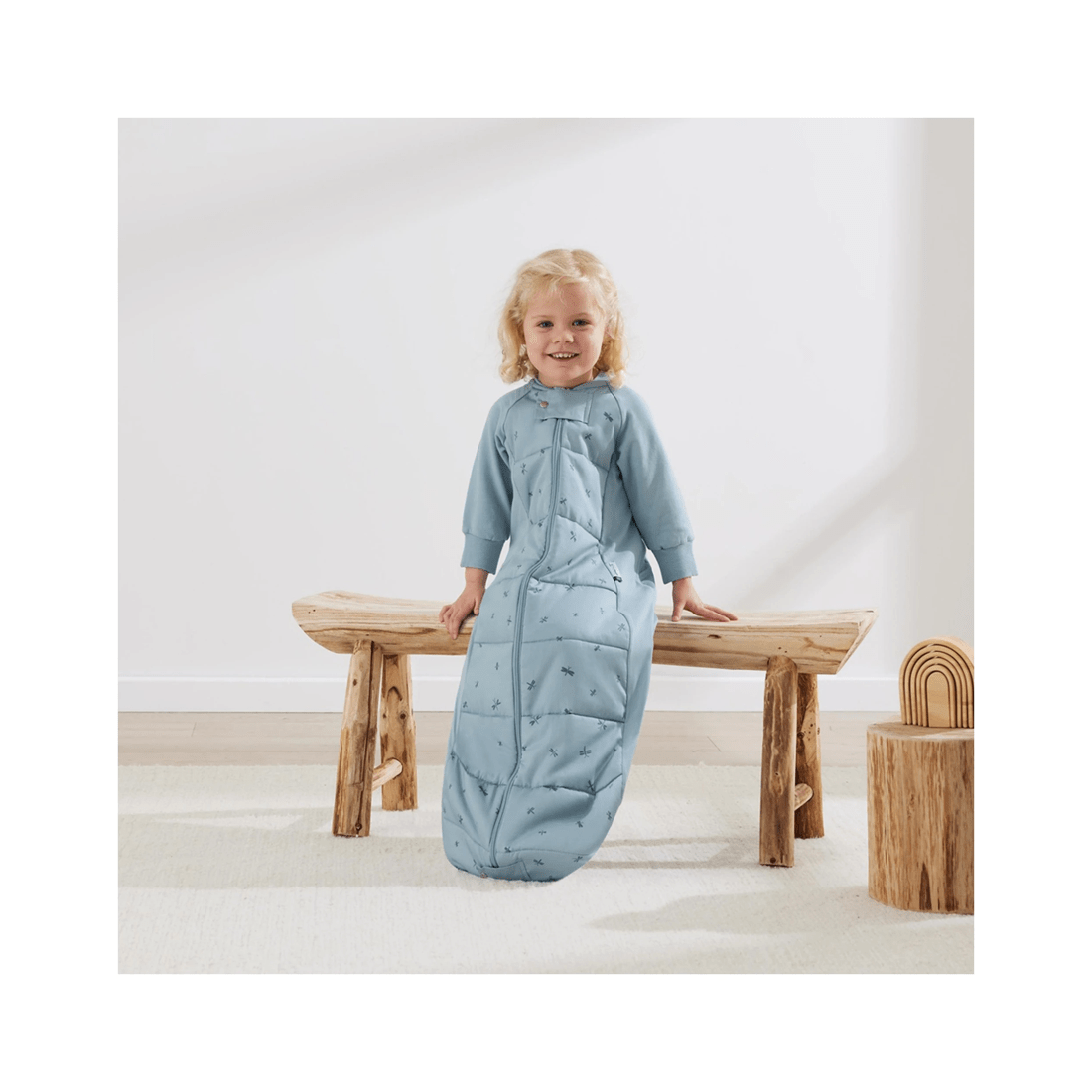 4 Ergopouch Sleep Suit Bag Tog 3.5 Size 4-6 Years Dragonflies
 - Blue, 4 of 5