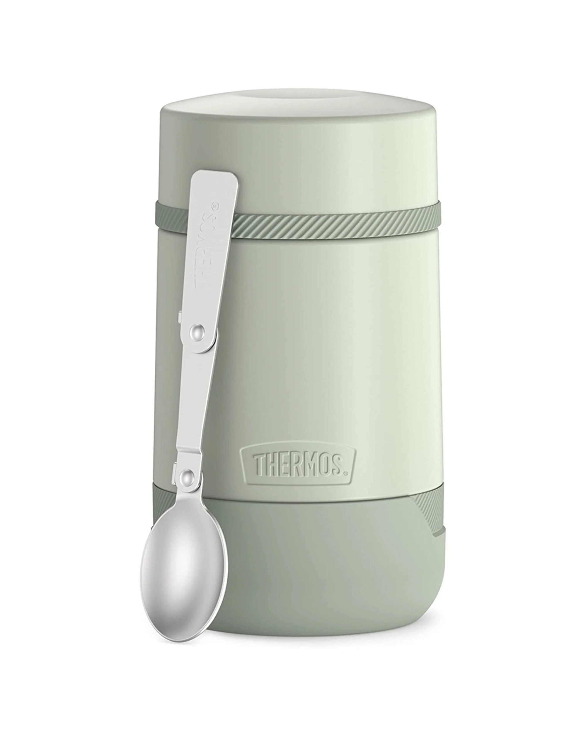 2 Thermos Guardian 530Ml Stainless Steel Vacuum Insulated Food Jar With Bowl - Green, 2 of 4