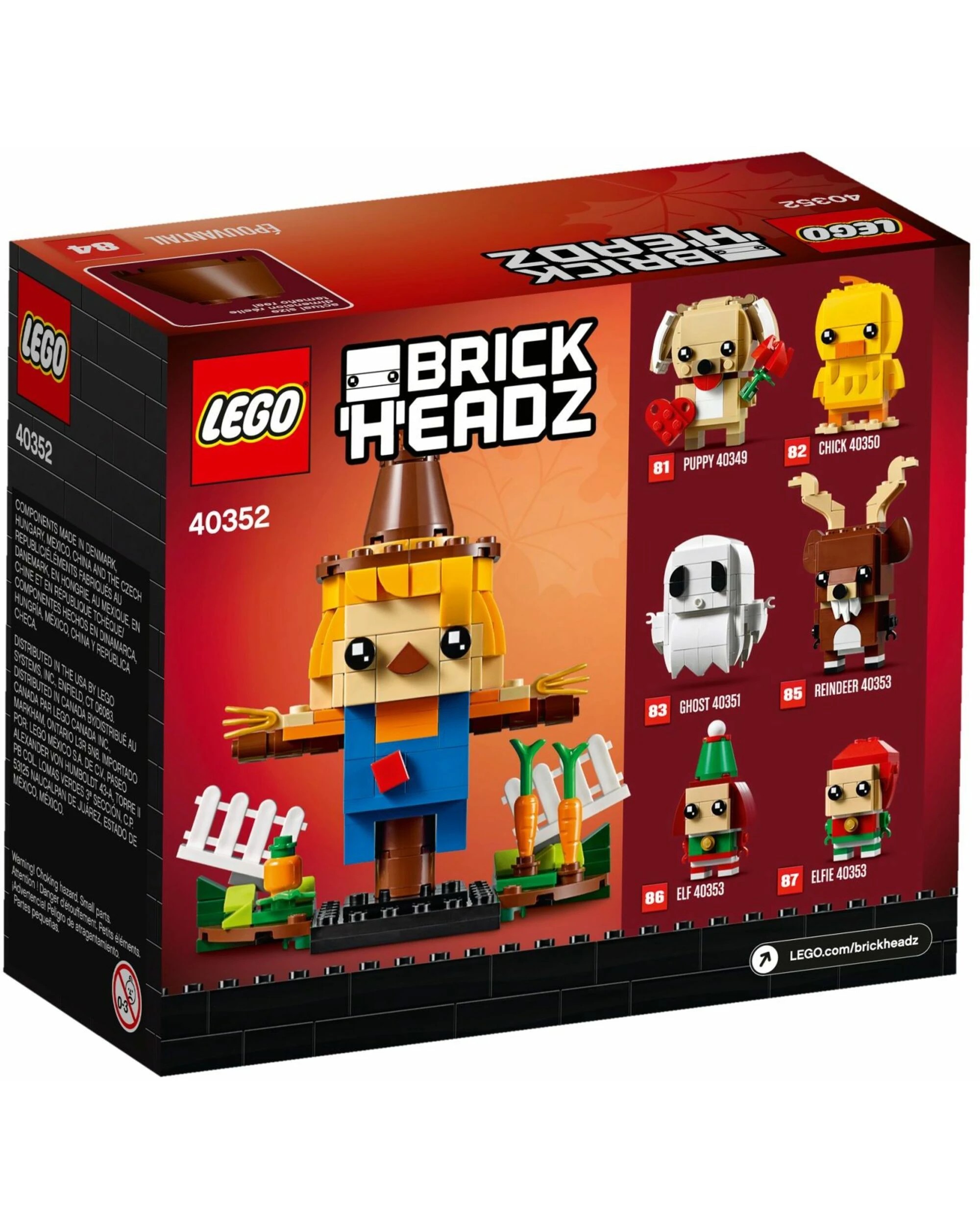 4 LEGO 40352 BrickHeadz Scarecrow Thanksgiving, 4 of 4