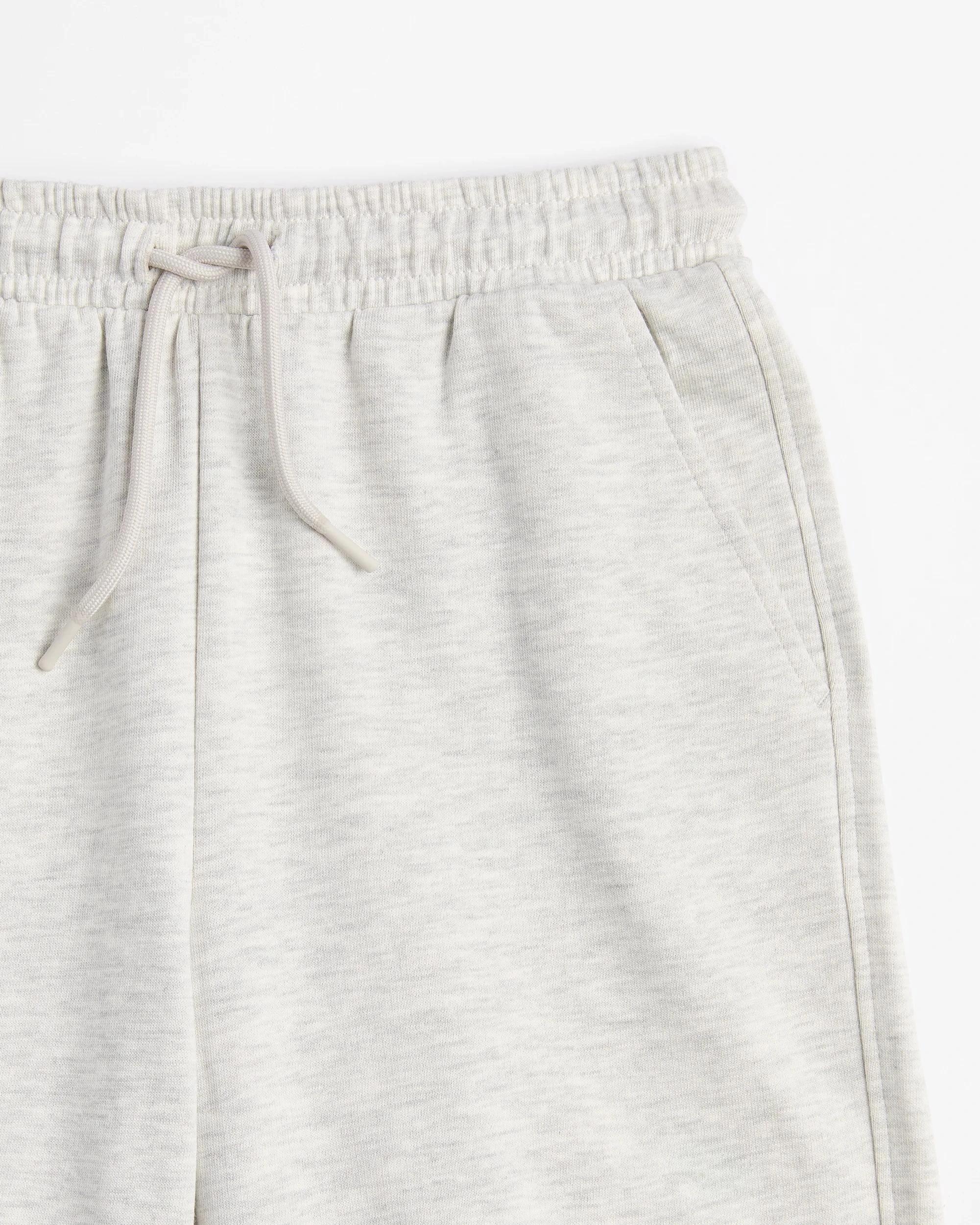 5 Australian Cotton Blend NBA Casual Shorts WHITE MARLE, 5 of 5