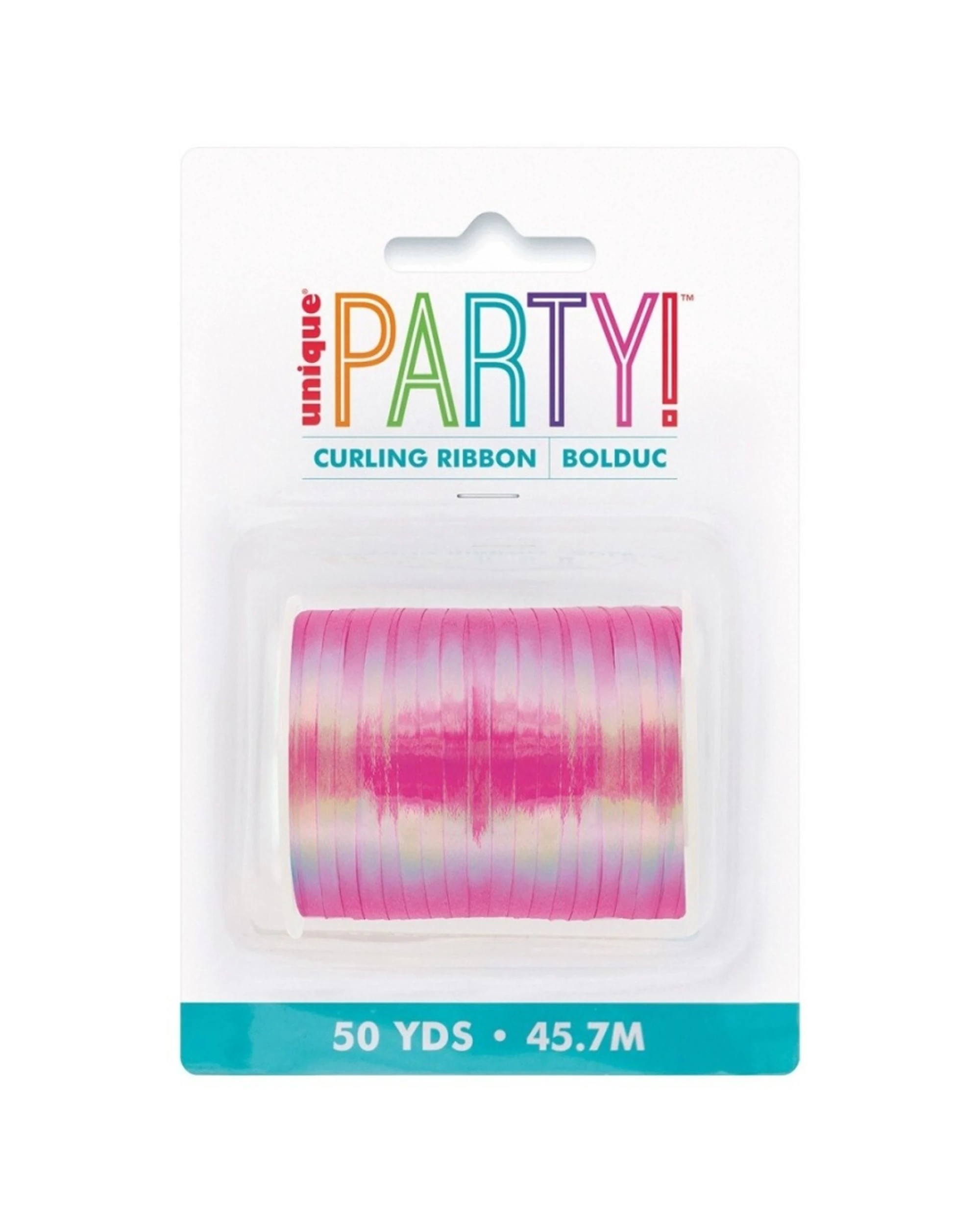 1 Meteor Party Curling Ribbon Gift Wrapping Decoration 45.7m Iridescent - Pink, 1 of 1