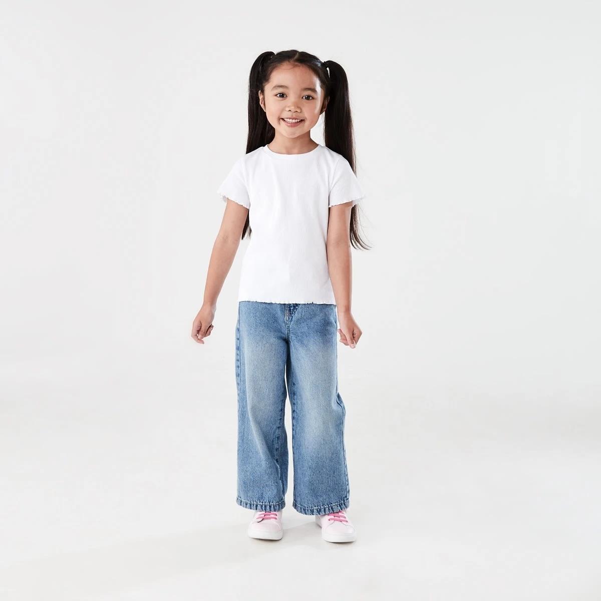 6 Short Sleeve Rib T-shirt WHITE, 6 of 7