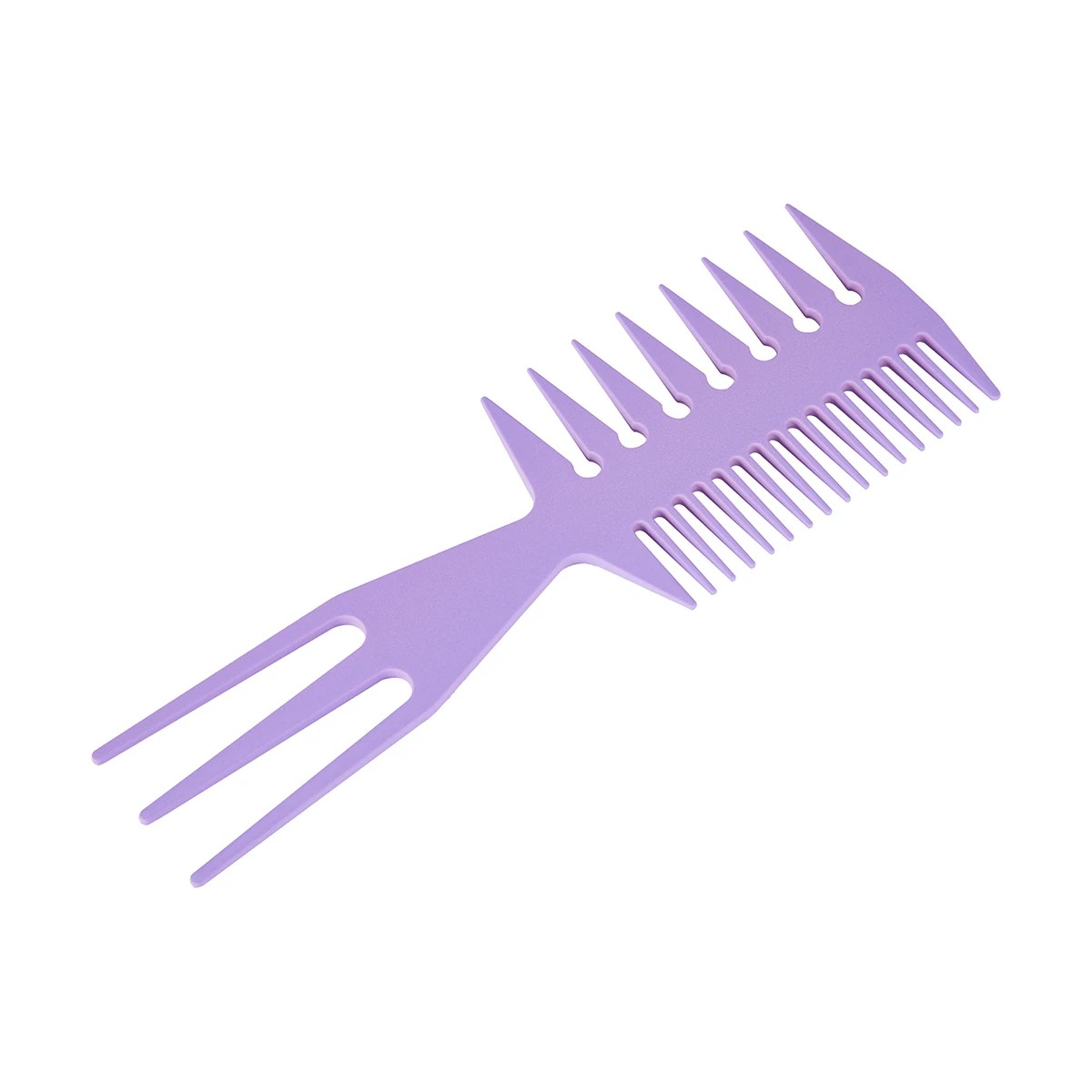 1 OXX Haircare 3-in-1 Styling Comb - Purple, 1 of 5