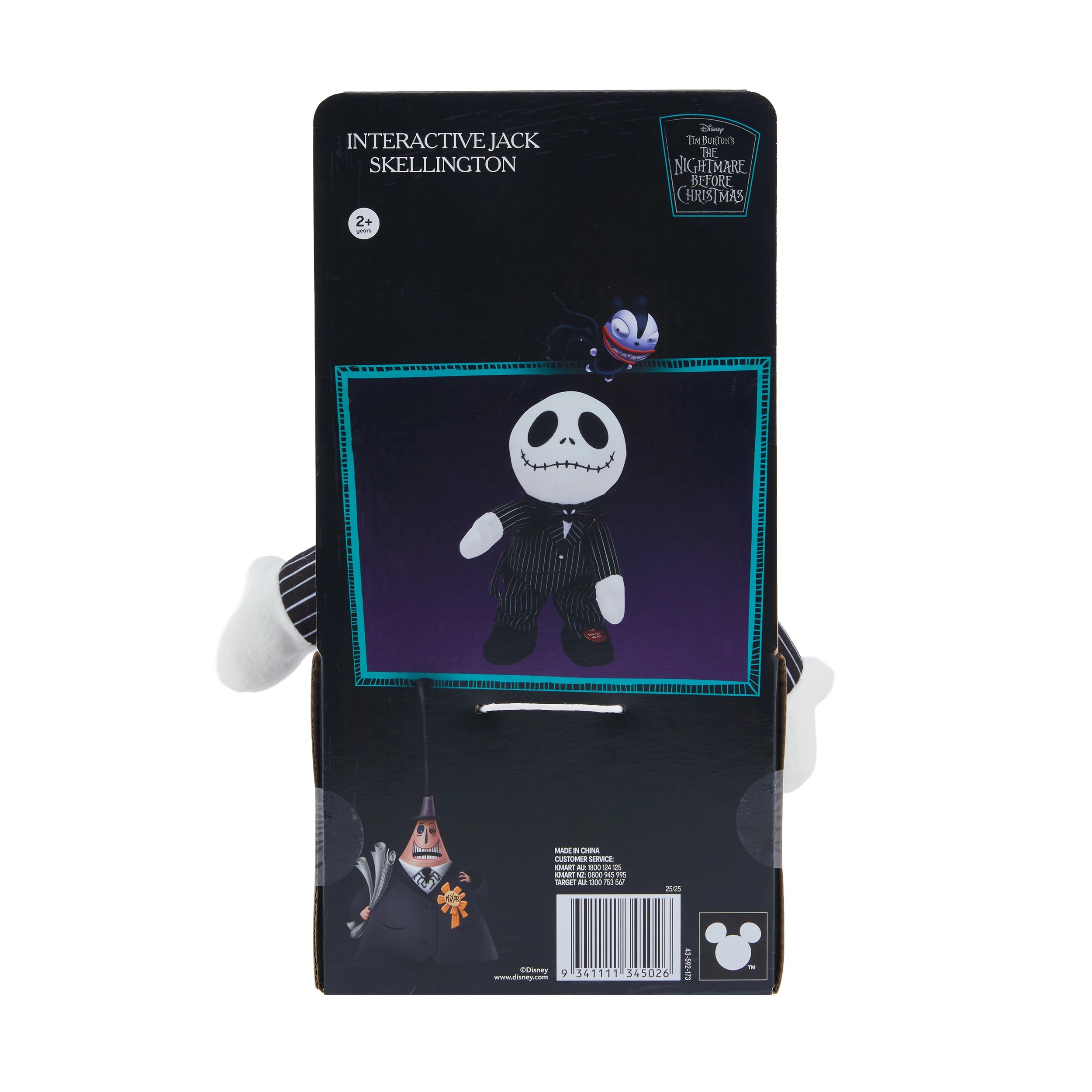 8 Disney Tim Burton's The Nightmare Before Christmas Interactive Jack Skellington Plush Toy, 8 of 8