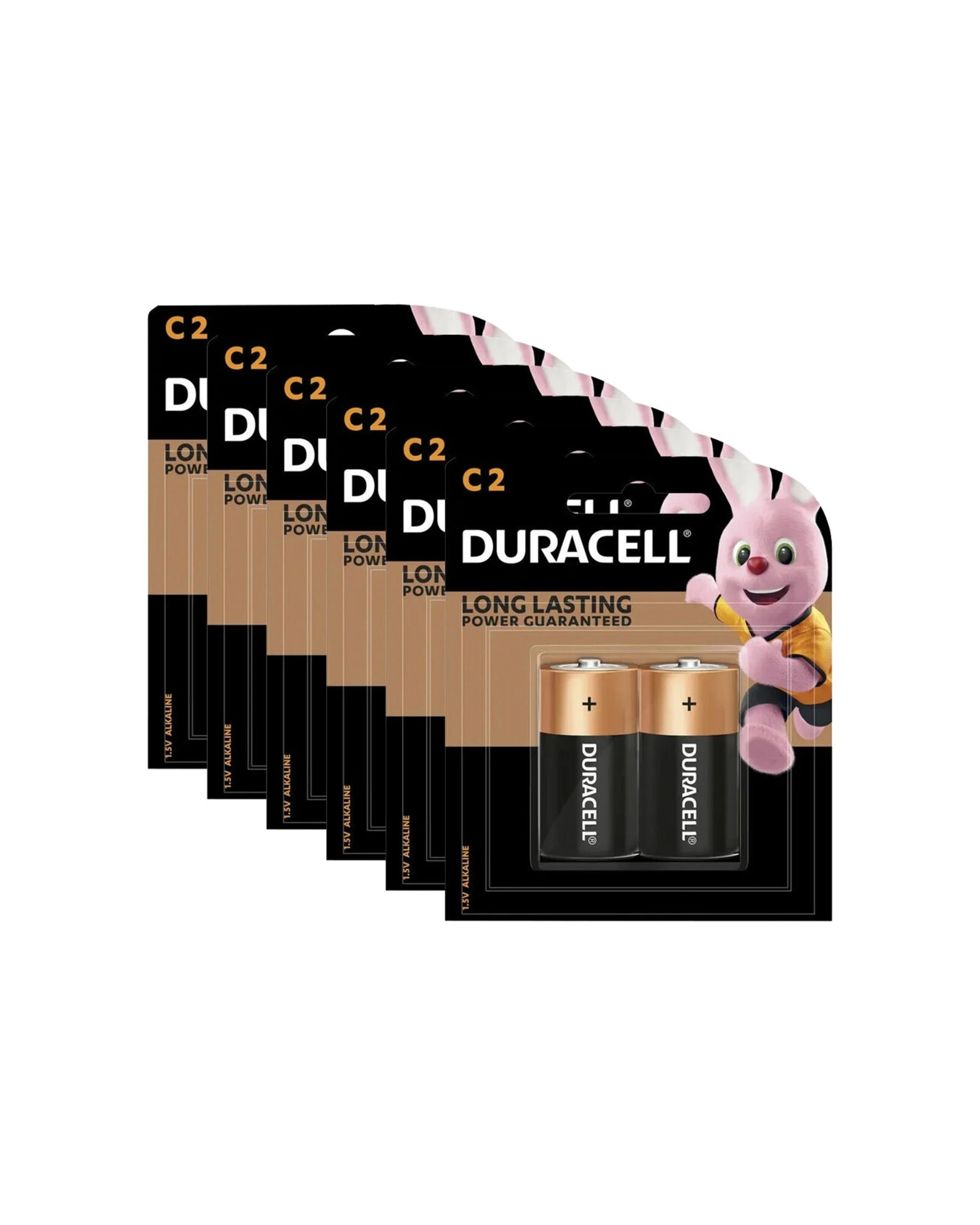 1 Duracell 6PK 2pc C Size 1.5V Alkaline Batteries Long Lasting Power - Multi, 1 of 1