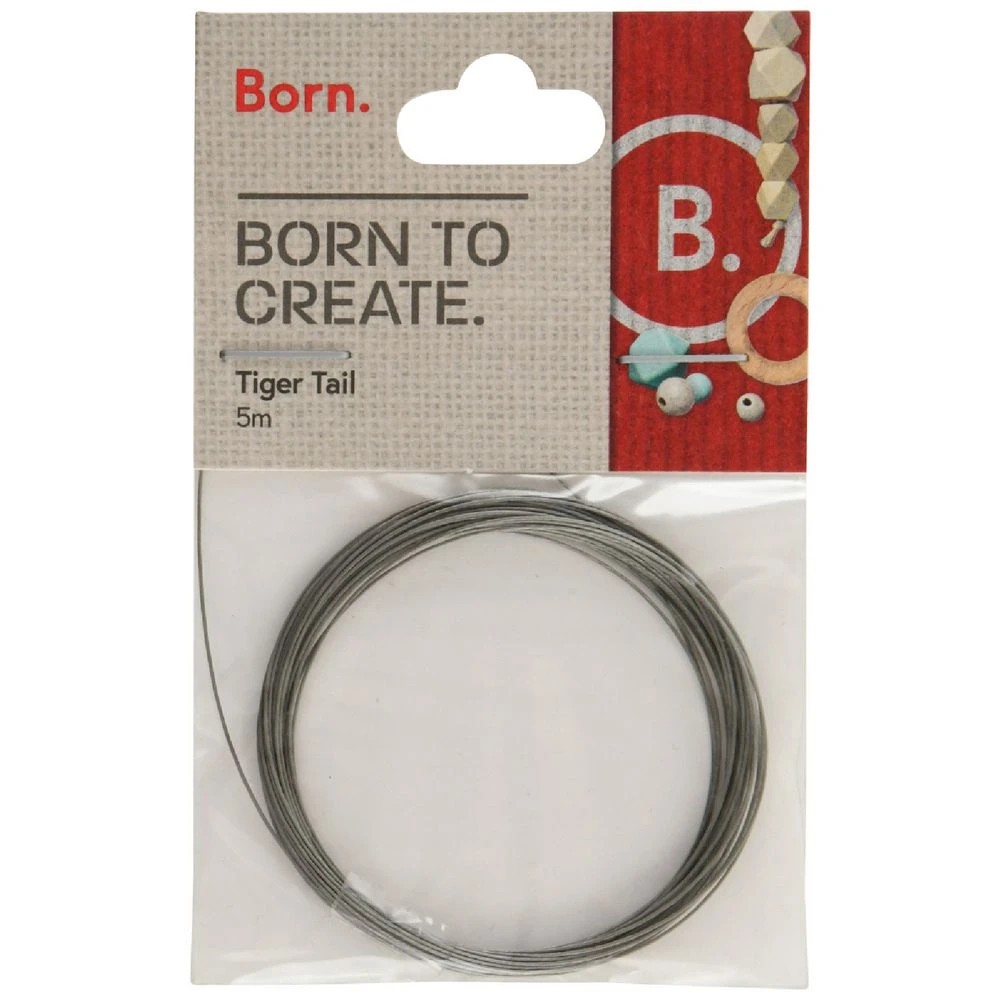 1 Born Tiger Tail Silver 5m, 1 of 2