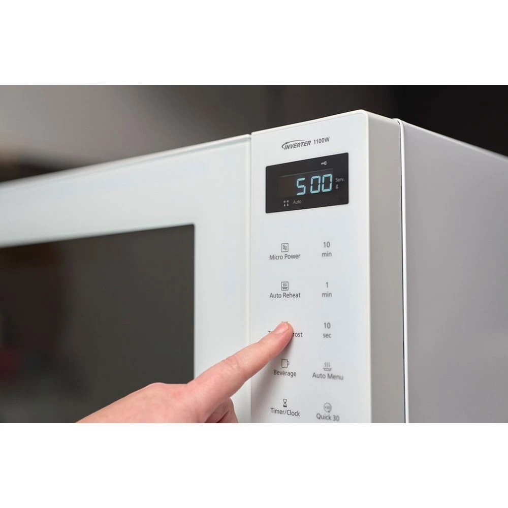 6 Panasonic 32L Inverter Microwave White, 6 of 6