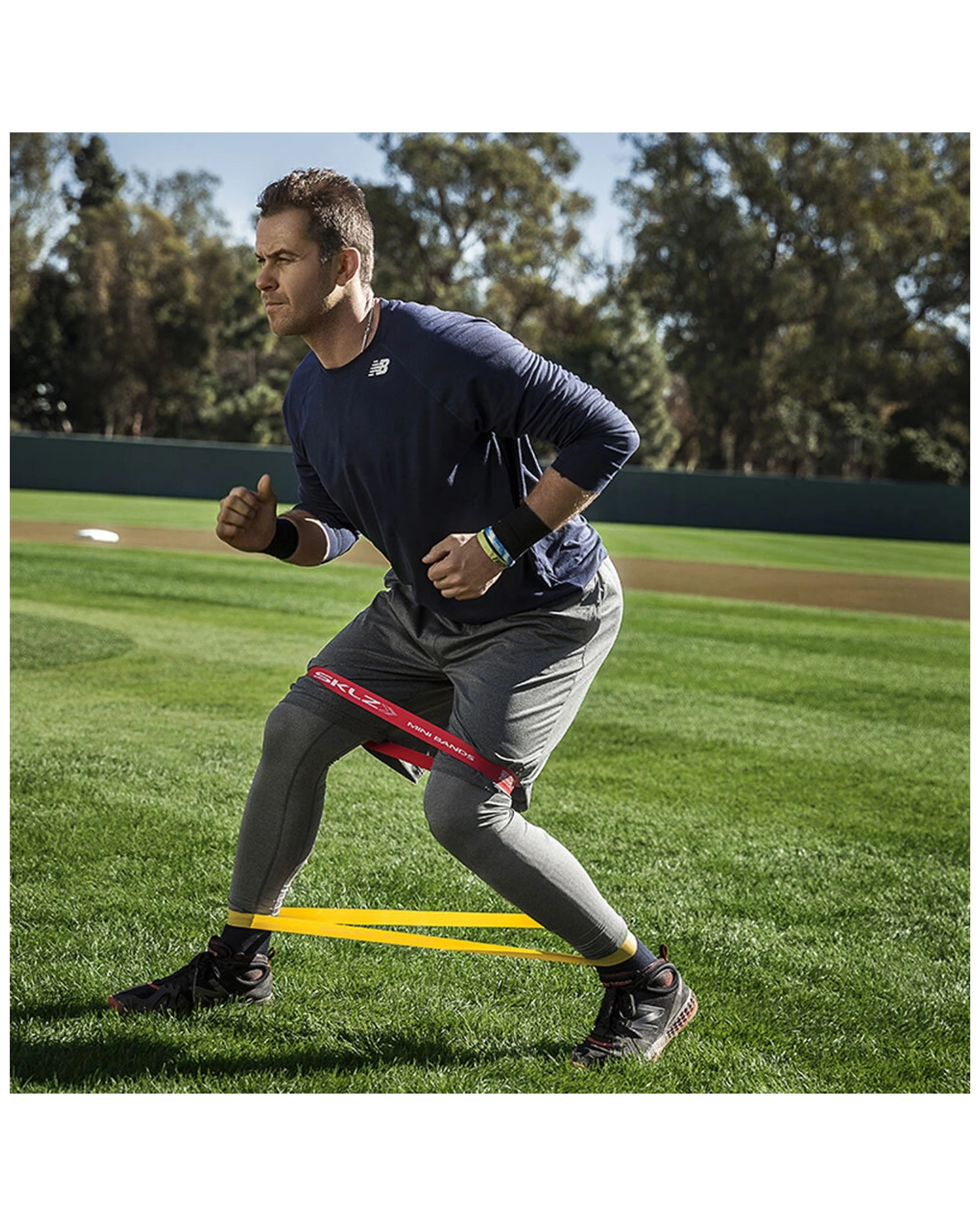 2 SKLZ Mini Bands 3 Pack Resistance Loops Light Medium Heavy With Booklet - Multi, 2 of 4