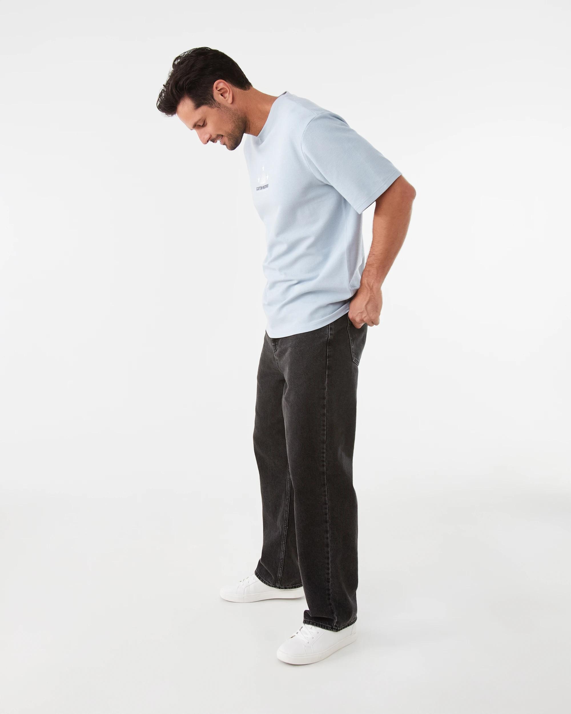 3 Textured Print T-shirt Blu Rcds, 3 of 7