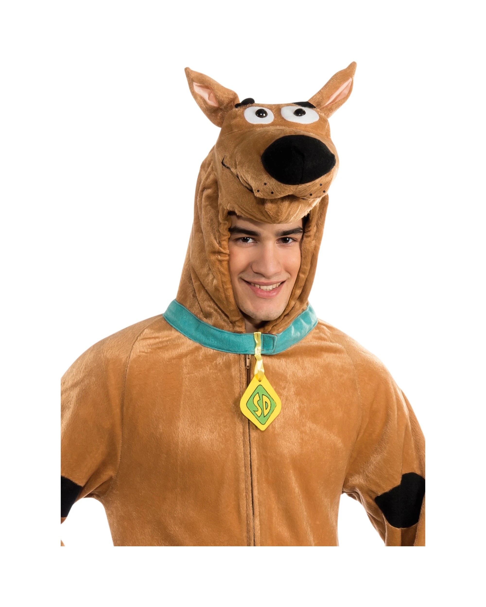 2 Rubies Scooby-Doo Deluxe Adult Costume - M - Brown, 2 of 4