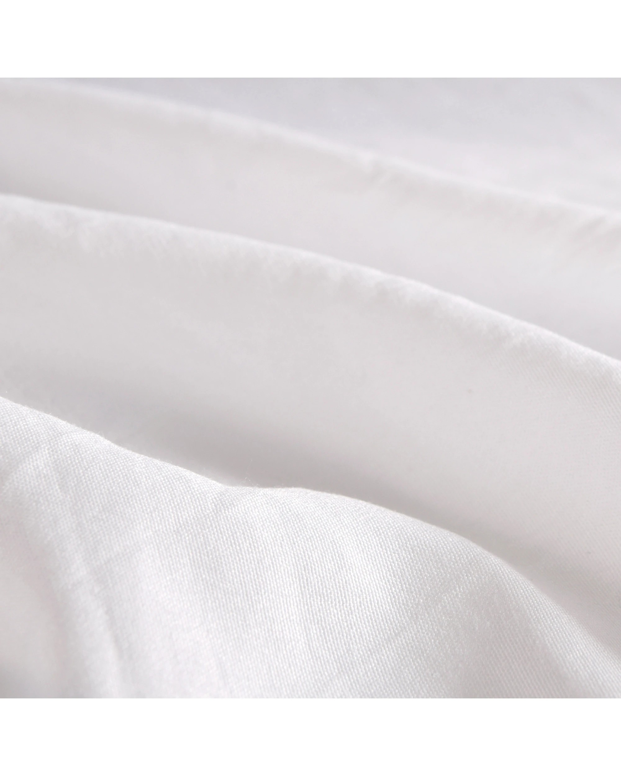 4 Dreamaker Superfine Washed Microfibre V-Shape Pillowcase Twin Pack - White, 4 of 5
