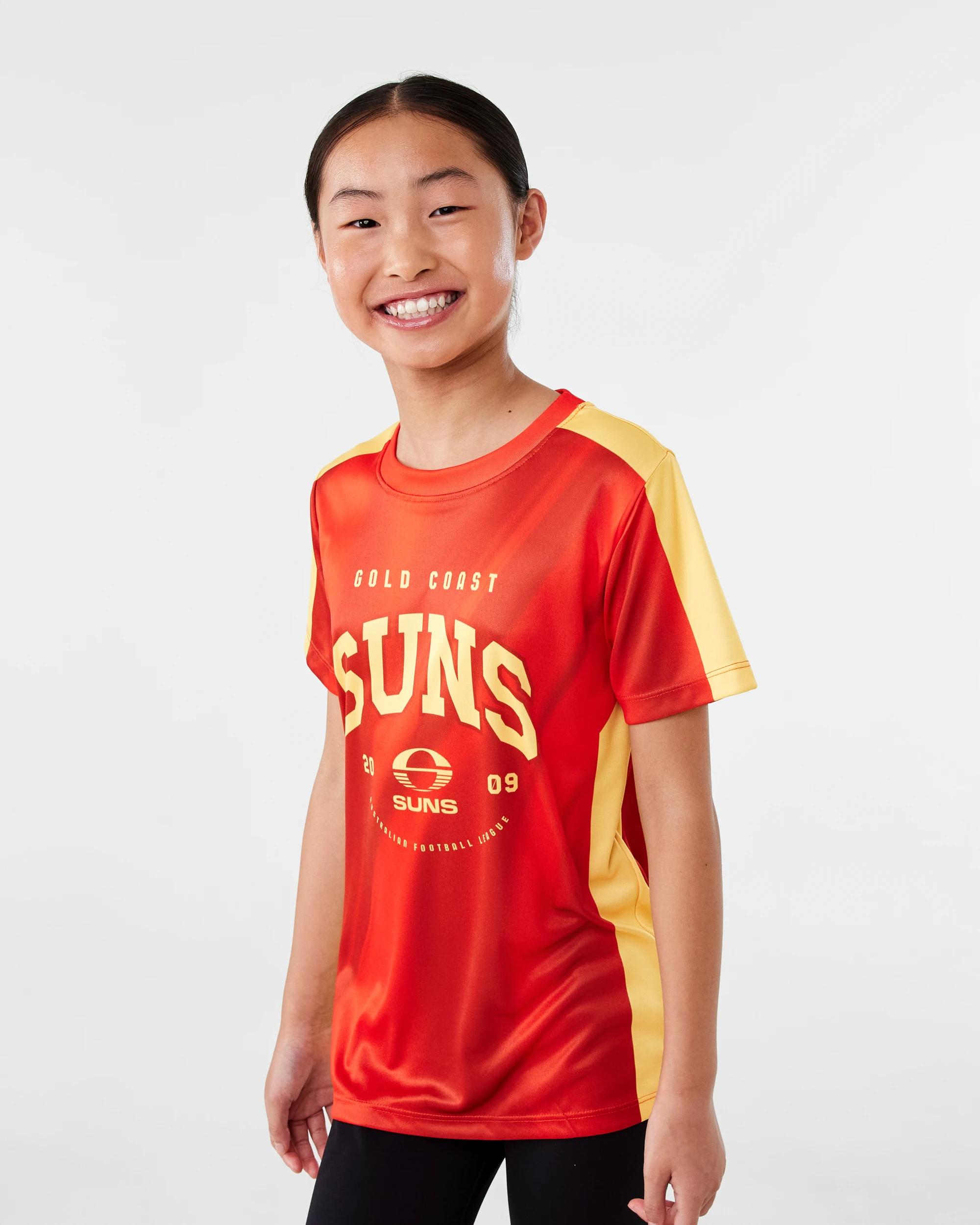 2 Official AFL Youth Training T-shirt Gc Suns, 2 of 8
