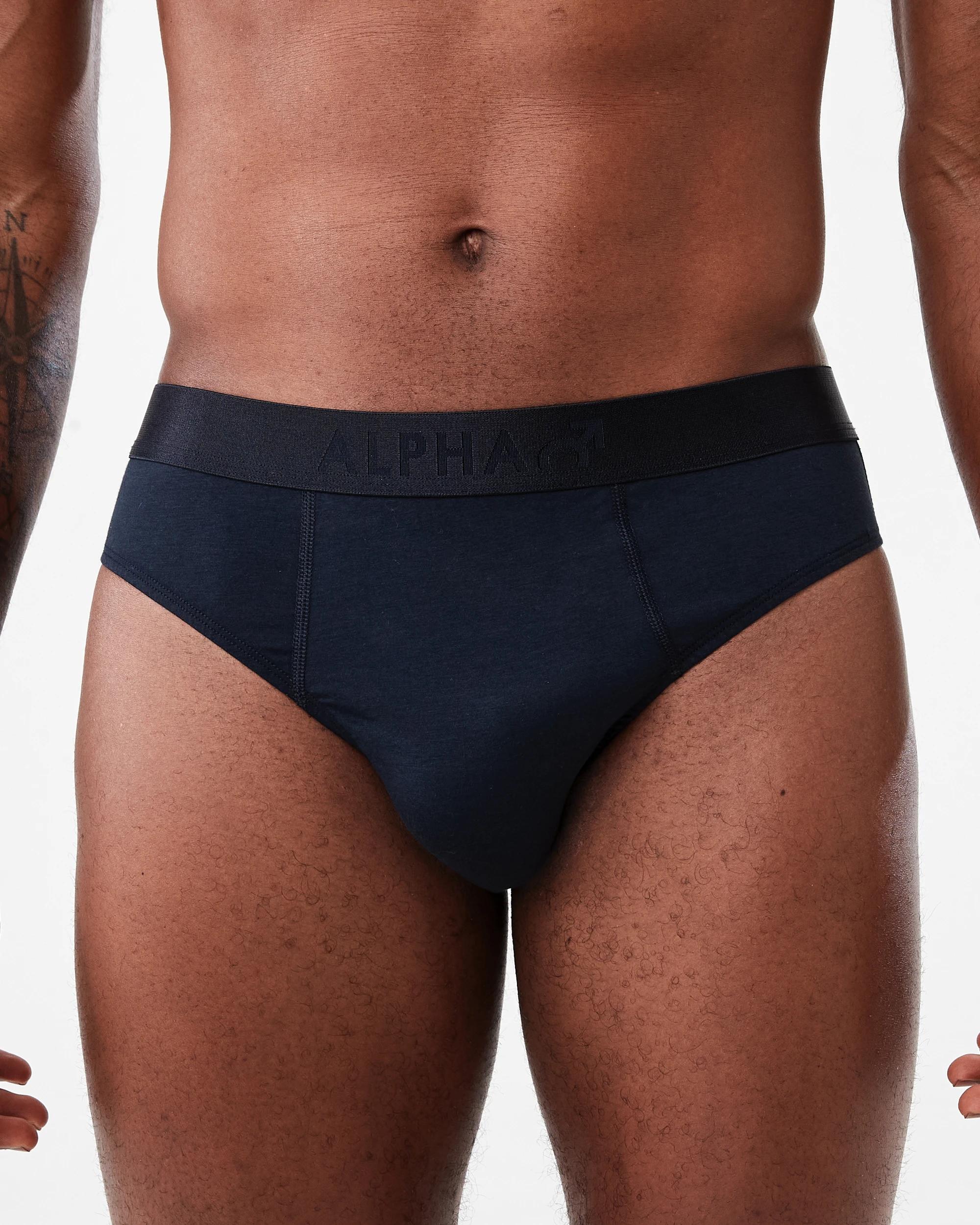 2 3 Pack Cotton Modal Briefs Forest, 2 of 7