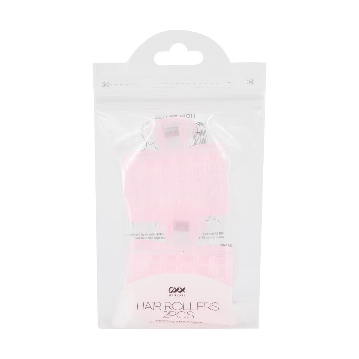 4 OXX Haircare 2 Piece Hair Rollers - Pink, 4 of 5