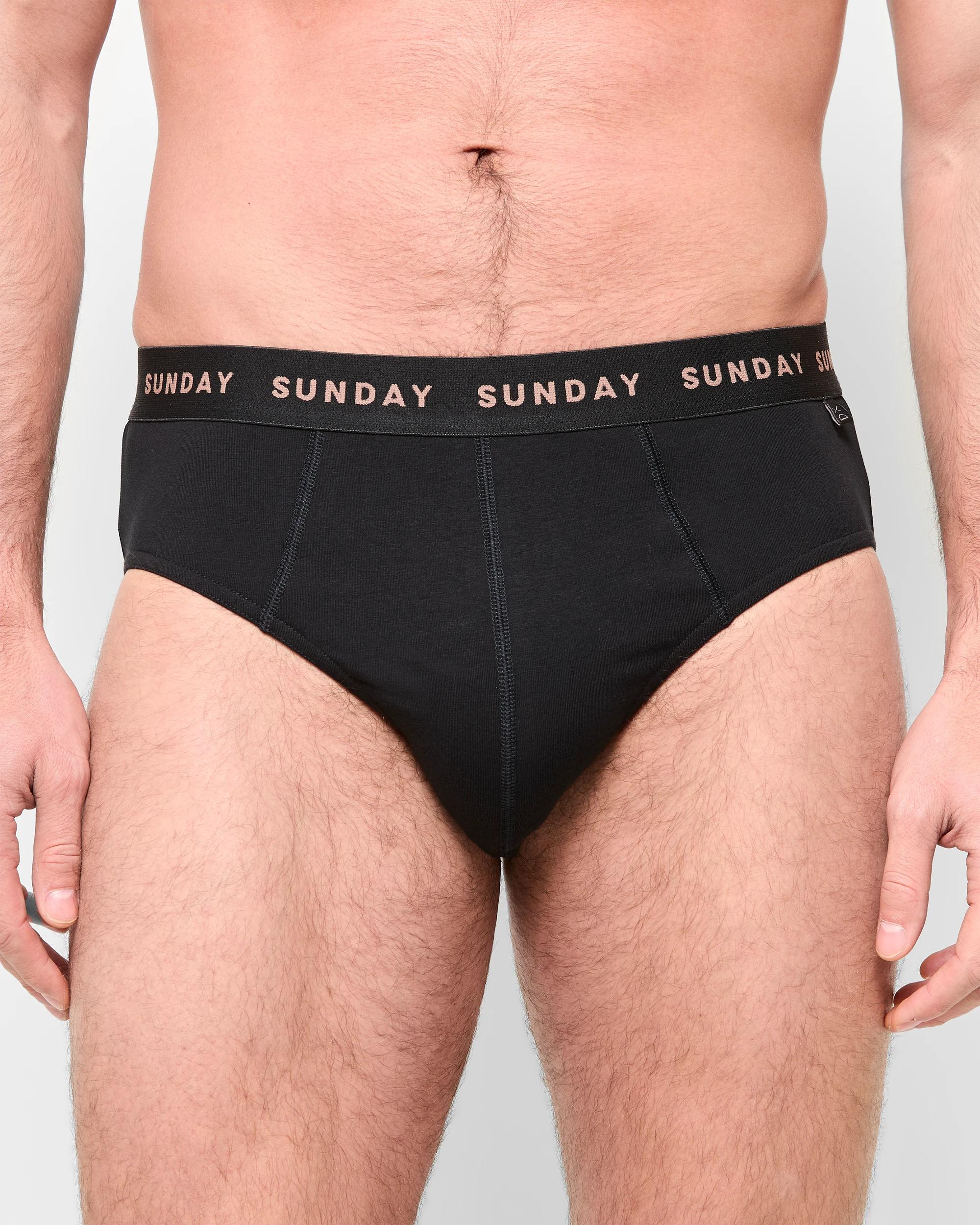 2 Mens Australian Cotton Blend Hipster Briefs 7 Pack - Maxx BLACK, 2 of 5